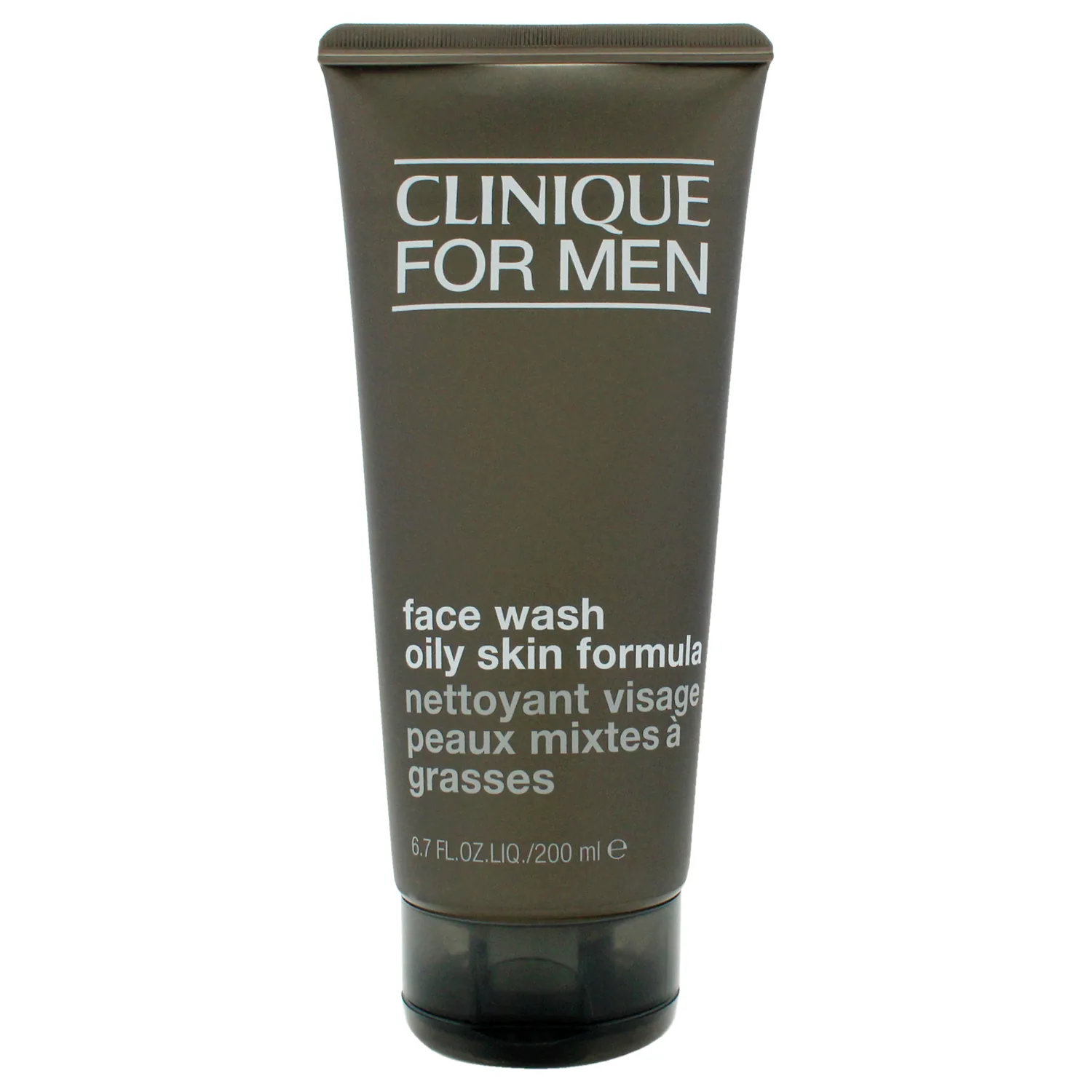 Clinique For Men Oil Control Face Wash Cleanser | Removes Excess Shine | For Normal to Oily Skin Types, 6.7 Fl Oz