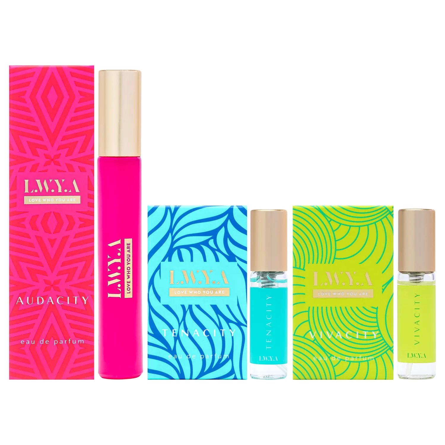 LWYA Audacity Discovery Set Fragrance Gift Set 8ml / 0.27 oz / 3 pc for Women