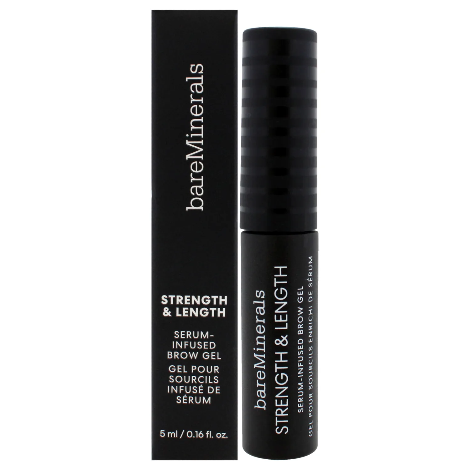 bareMinerals Strength and Length Serum-Infused Brow Gel - Chestnut 0.16 oz