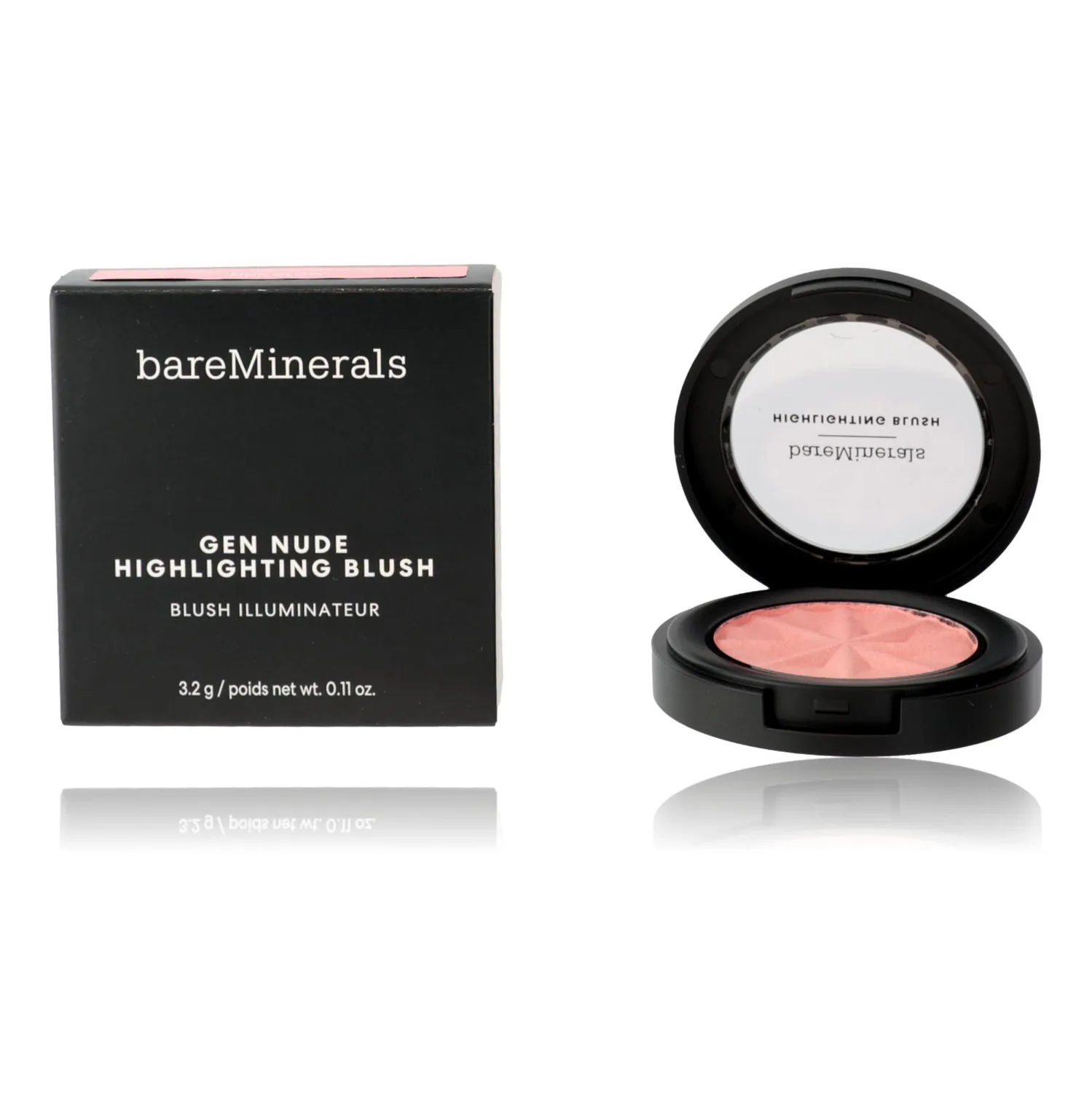 bareMinerals Gen Nude Highlighting Blush - Pink Glow 0.11 oz