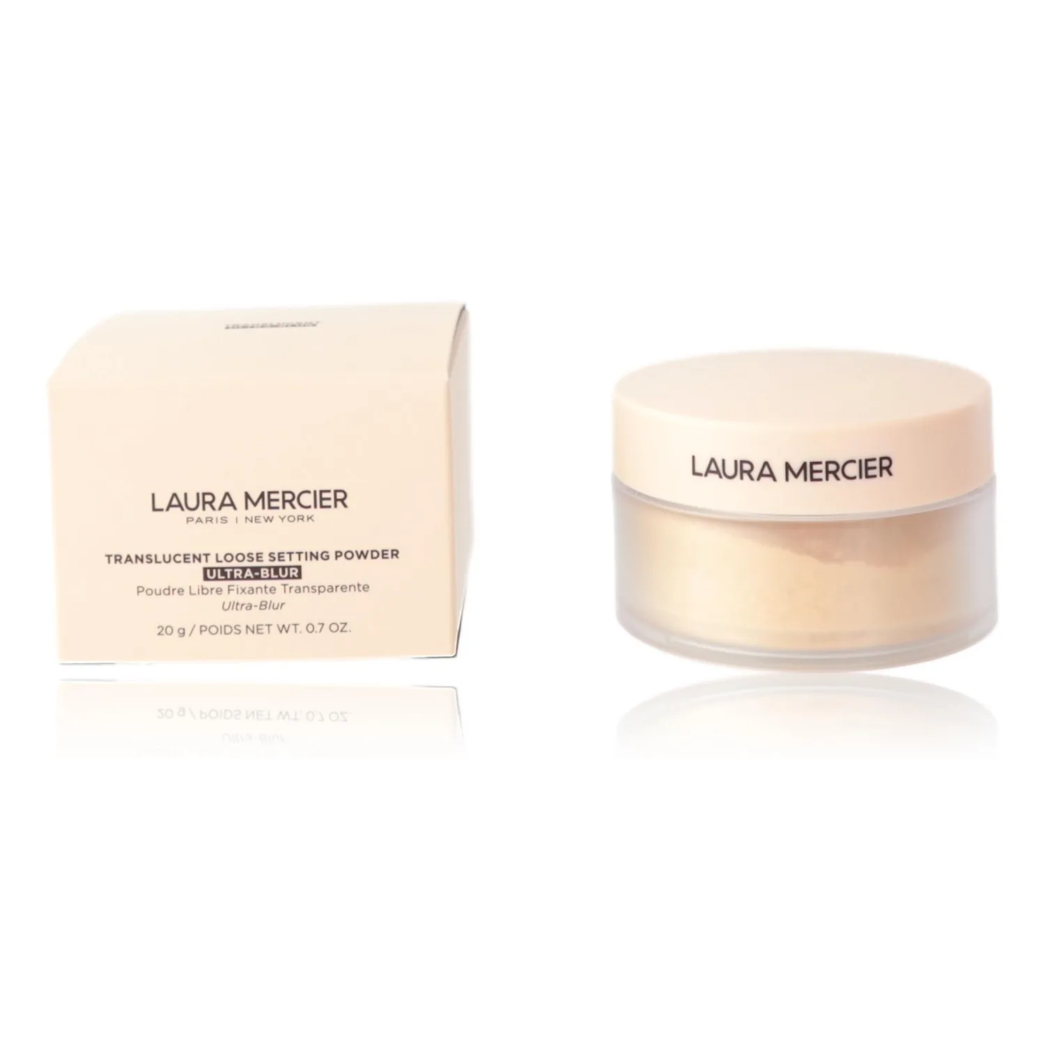 Laura Mercier Translucent Loose Talc-Free Setting Powder Ultra-Blur: Natural & Blurring Finish, Long Lasting, Best for Normal to Dry + Mature Skin, Hyaluronic Acid Infused, Translucent