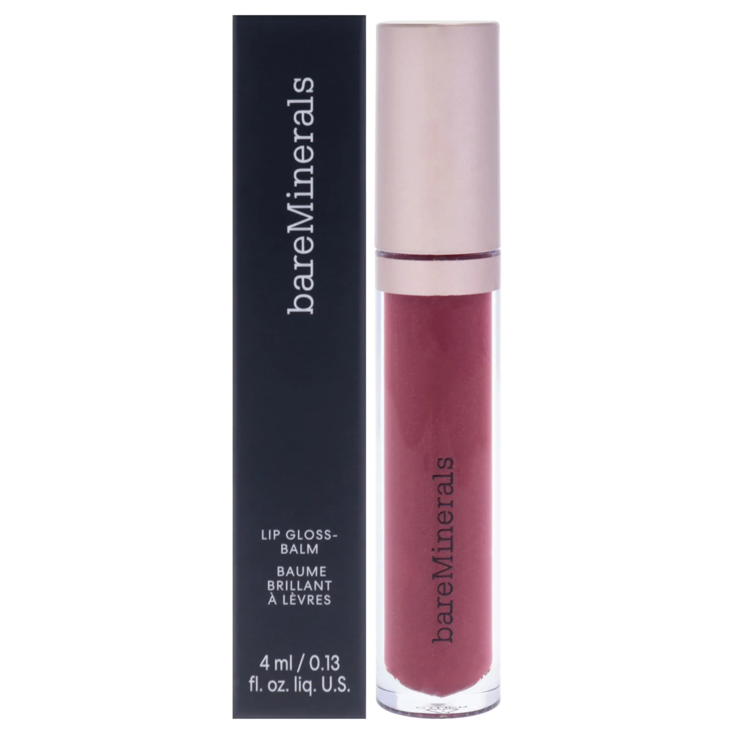 bareMinerals Mineralist Lip Gloss-Balm, Hydrating Lip Gloss + Balm Hybrid, Sheer Glossy Lip Balm, No Stickiness, Improves Lip Smoothness, Vegan - Wonder