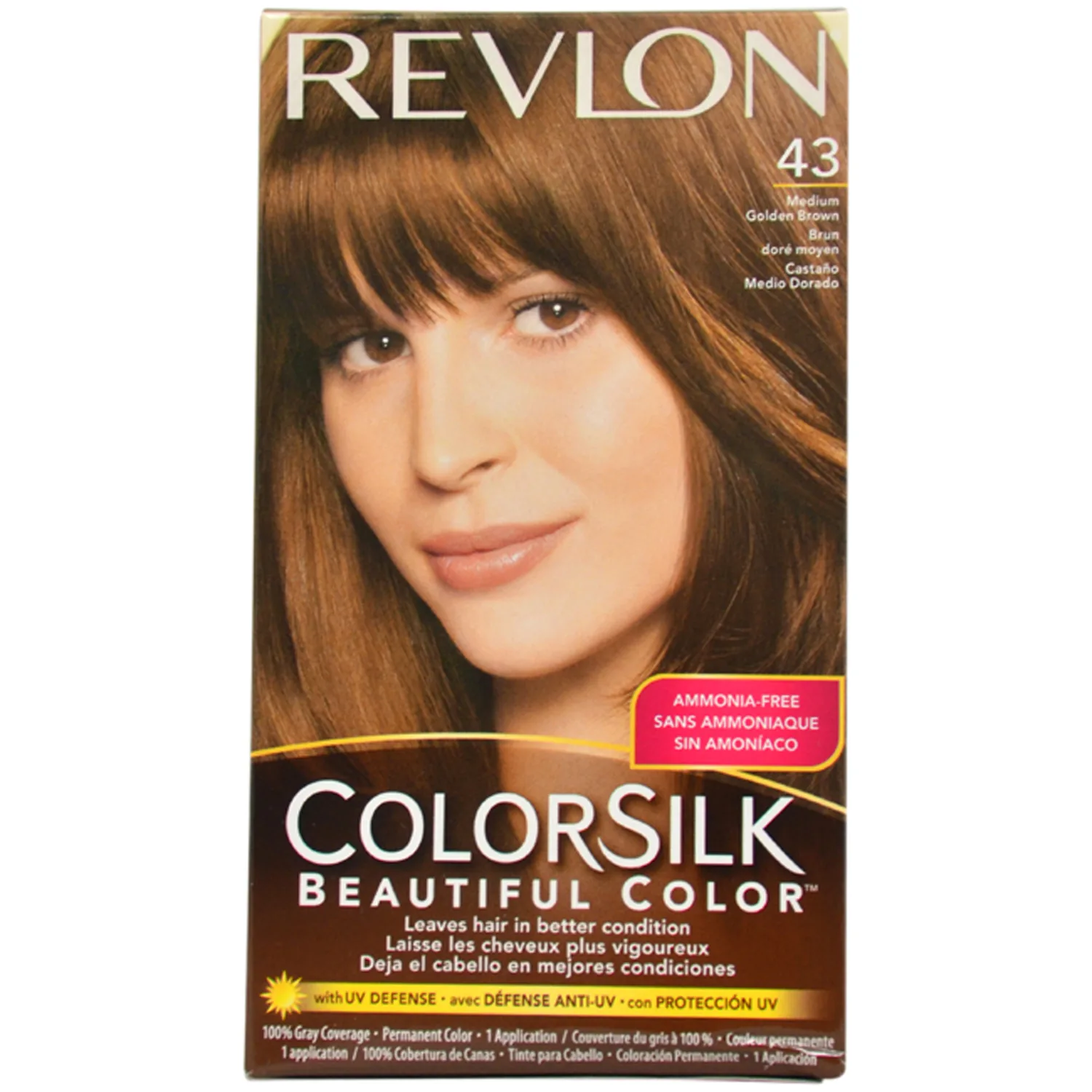 Revlon Colorsilk Beautiful Color 43 Medium Golden Brown