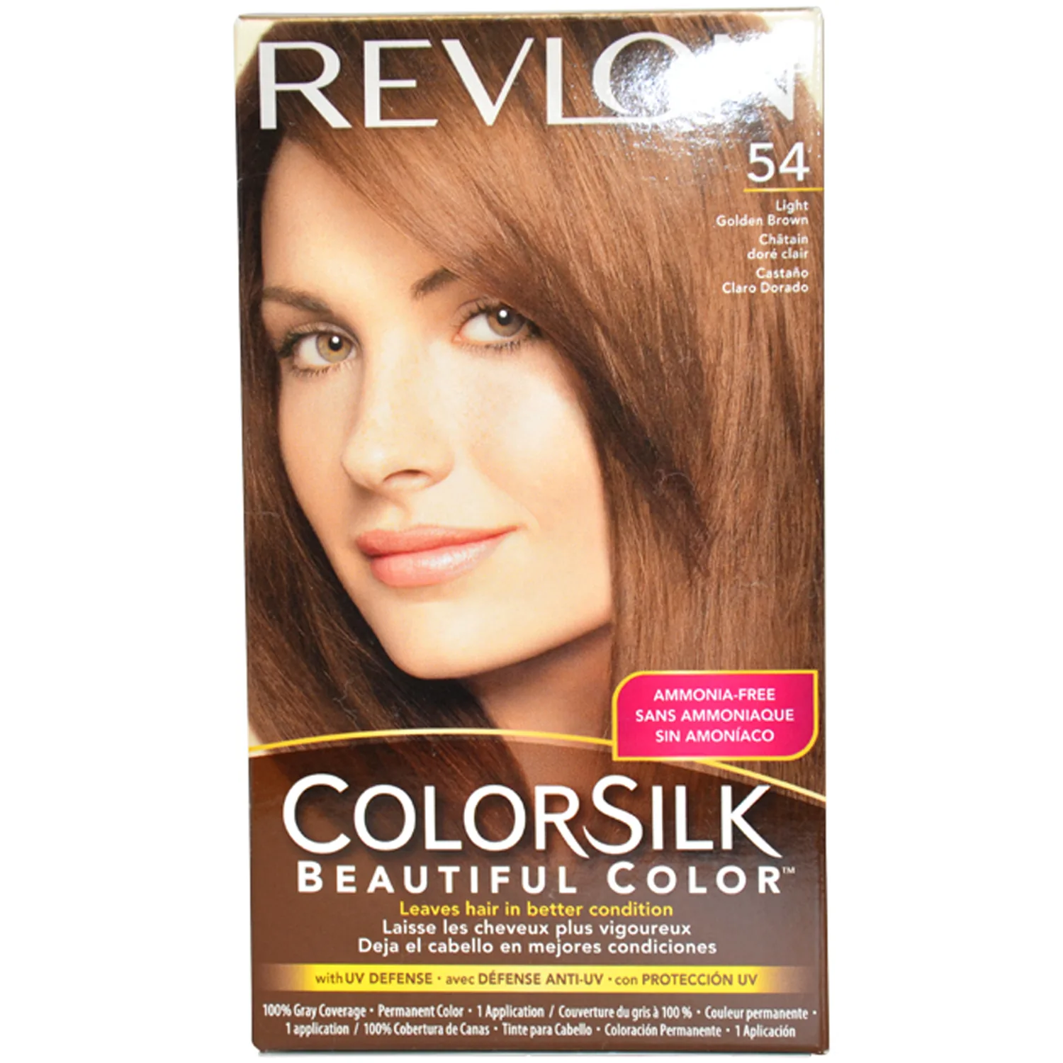 Revlon Colorsilk Beautiful Color 54 Light Golden Brown 4.4 oz