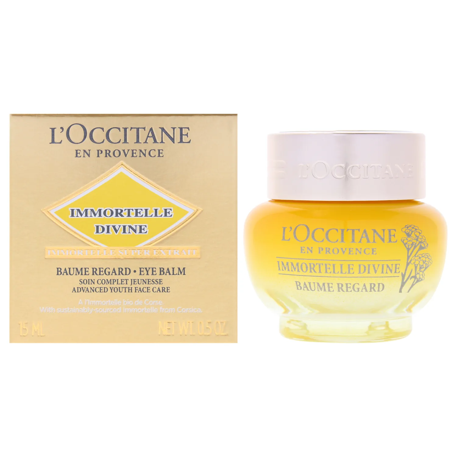 L'OCCITANE Immortelle Divine Eye Balm 0.50 oz
