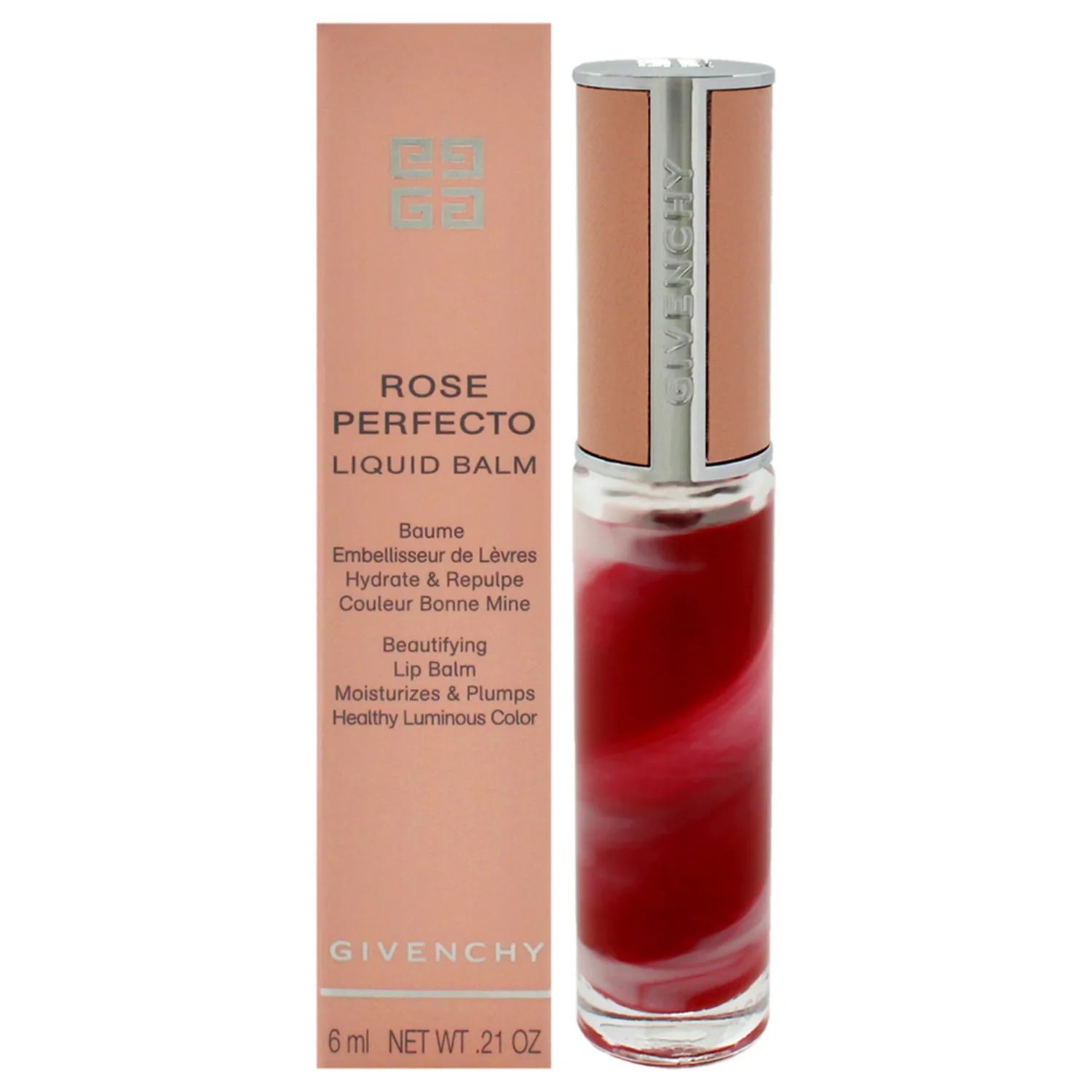 Givenchy Rose Perfecto Tinted Liquid - 37 Rouge Graine Lip Balm 6ml / 0.21 oz