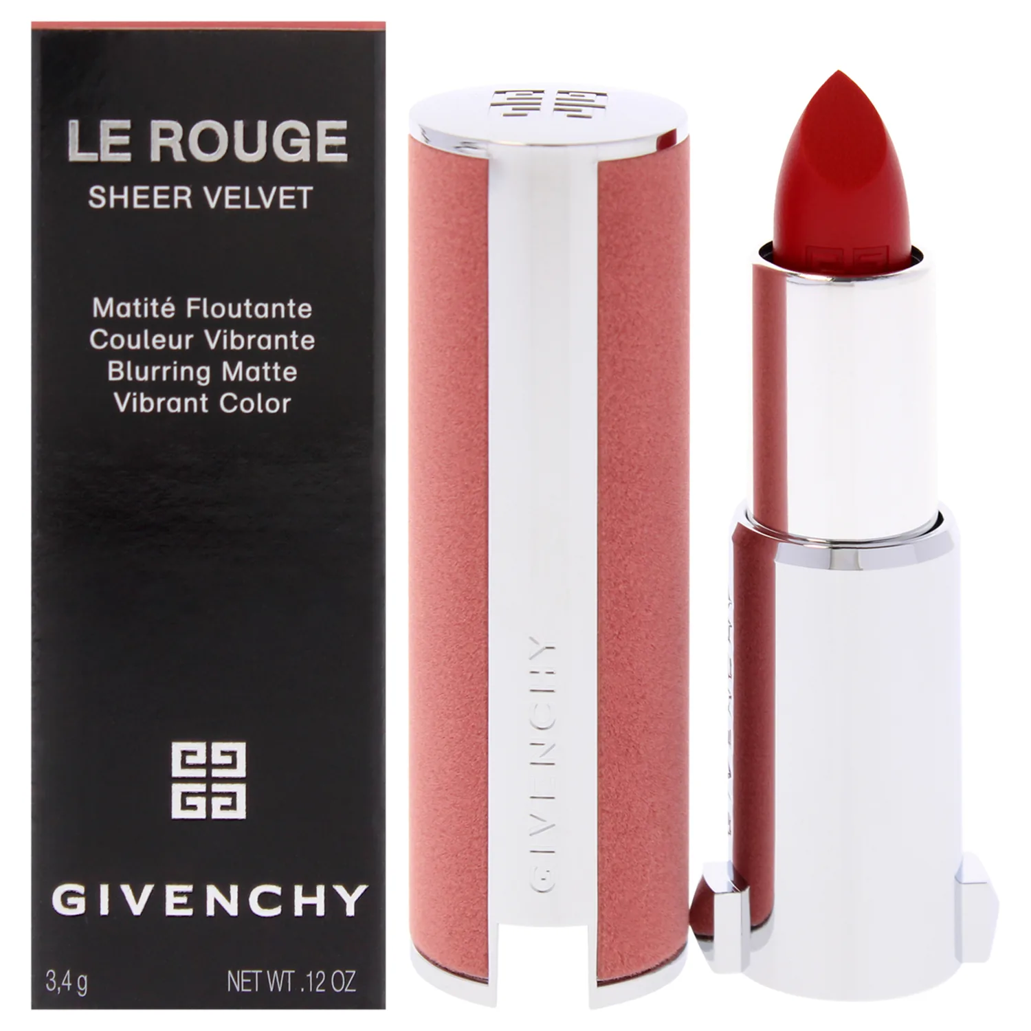 Givenchy Le Rouge Sheer Velvet Matte - N36 L'Interdit Lipstick 0.12 oz