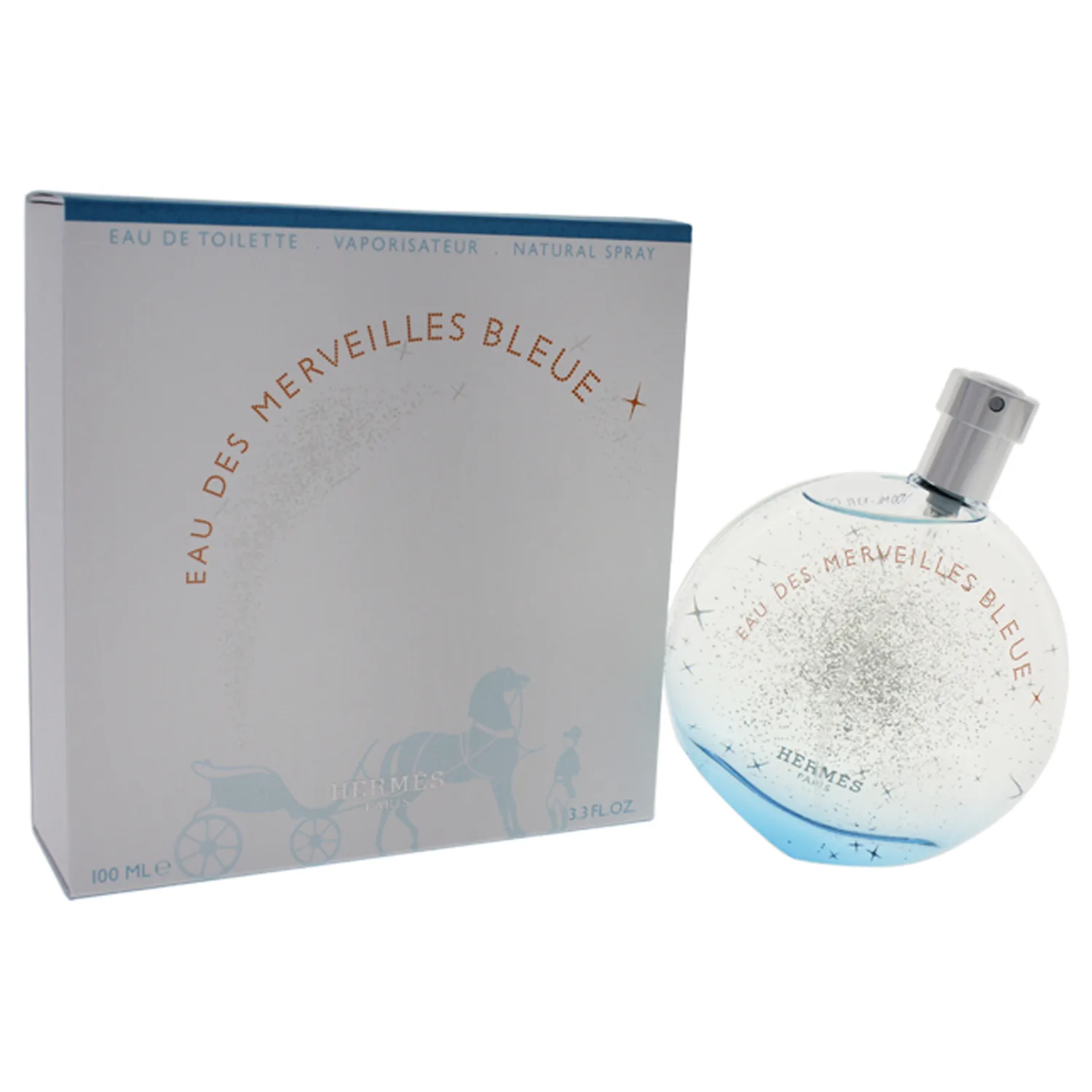 Hermes Eau des Merveilles Bleue 100ml / 3.3 oz for Women