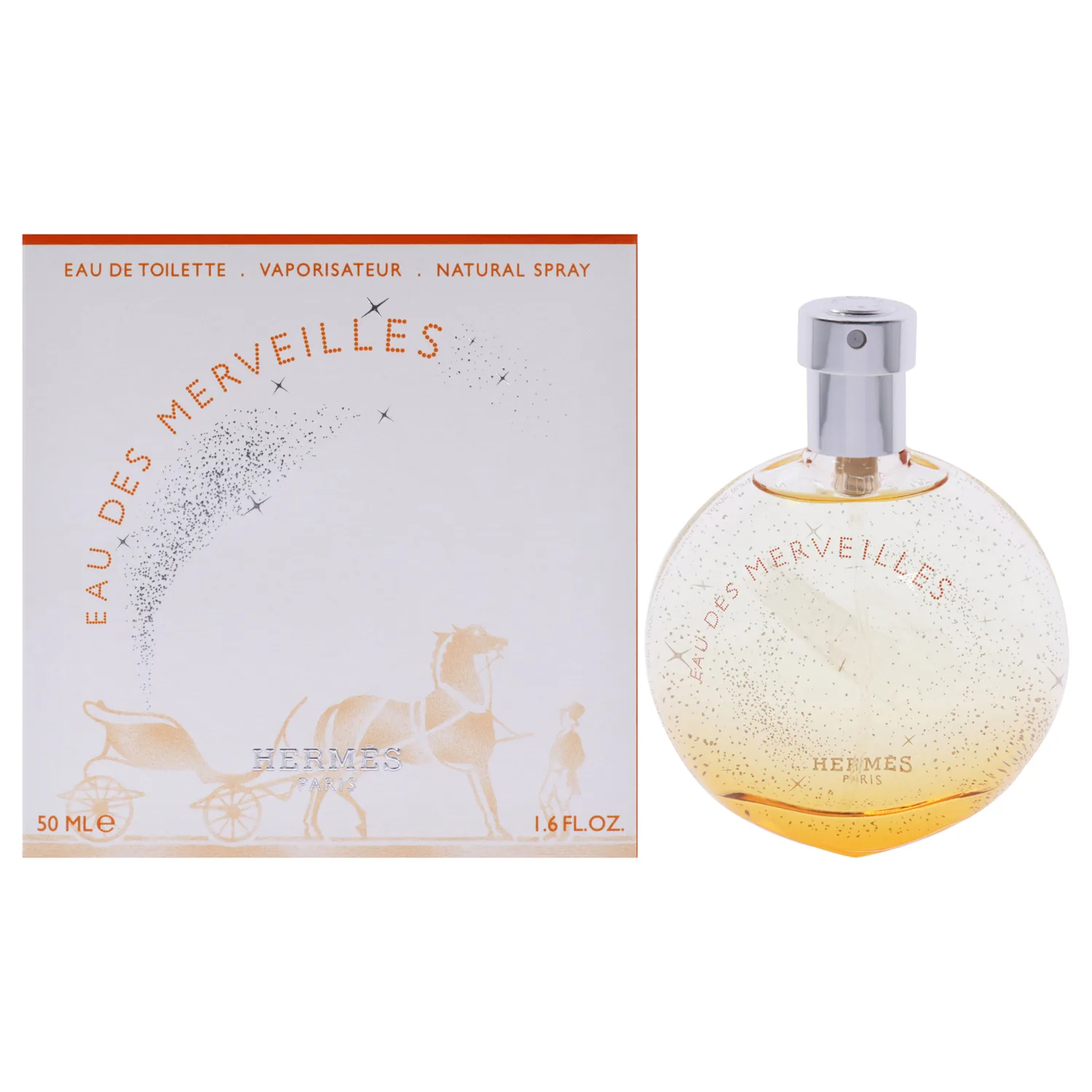 Hermes Eau De Merveilles Eau de Toilette for Women, 1.7 Ounce