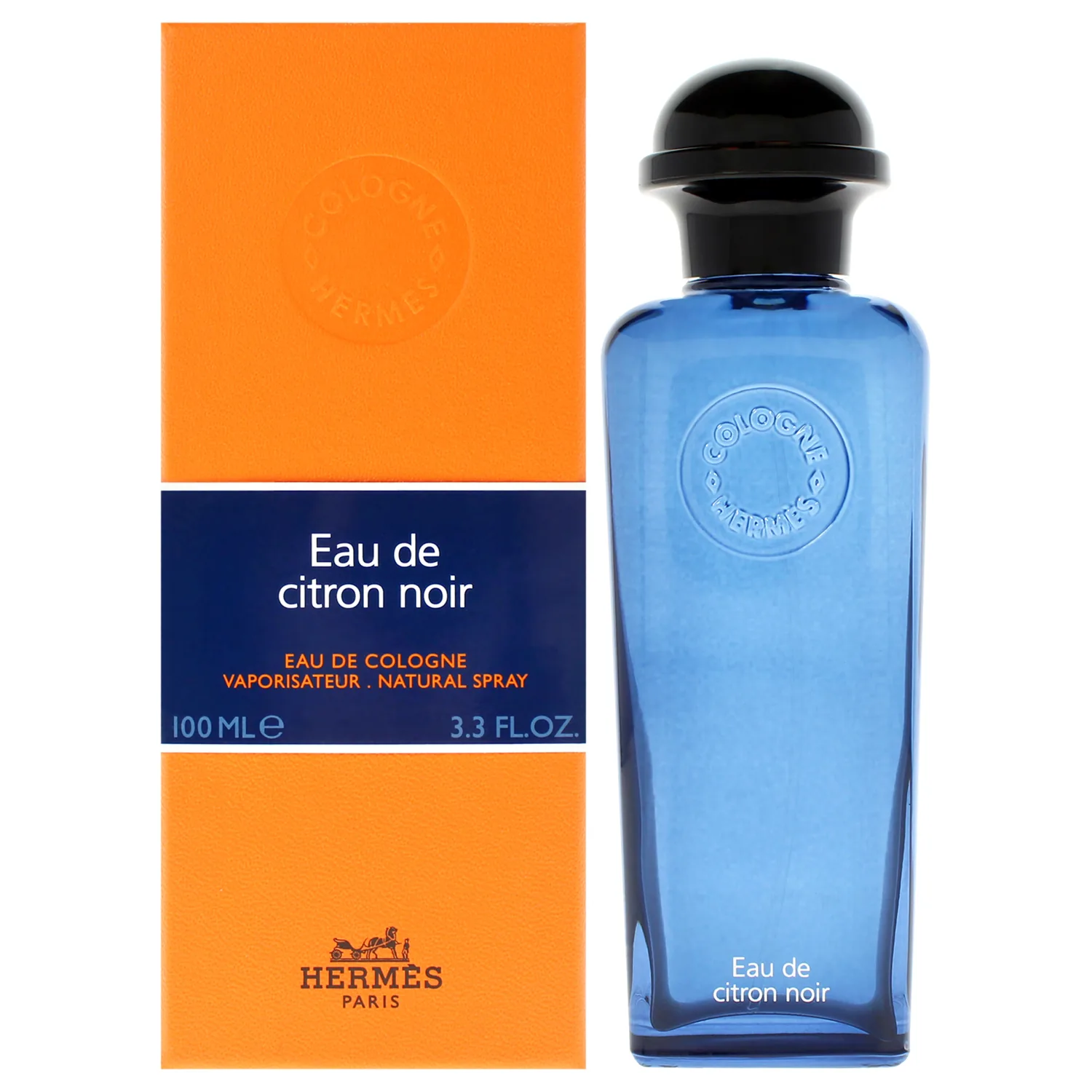 Hermes Eau De Citron Noir for Women Eau De Cologne Spray, 3.3 Ounce