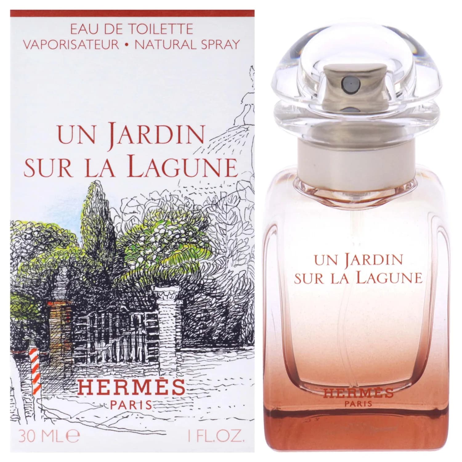 Un Jardin Sur La Lagune by Hermes for Women 1.0 oz Eau de Toilette Spray