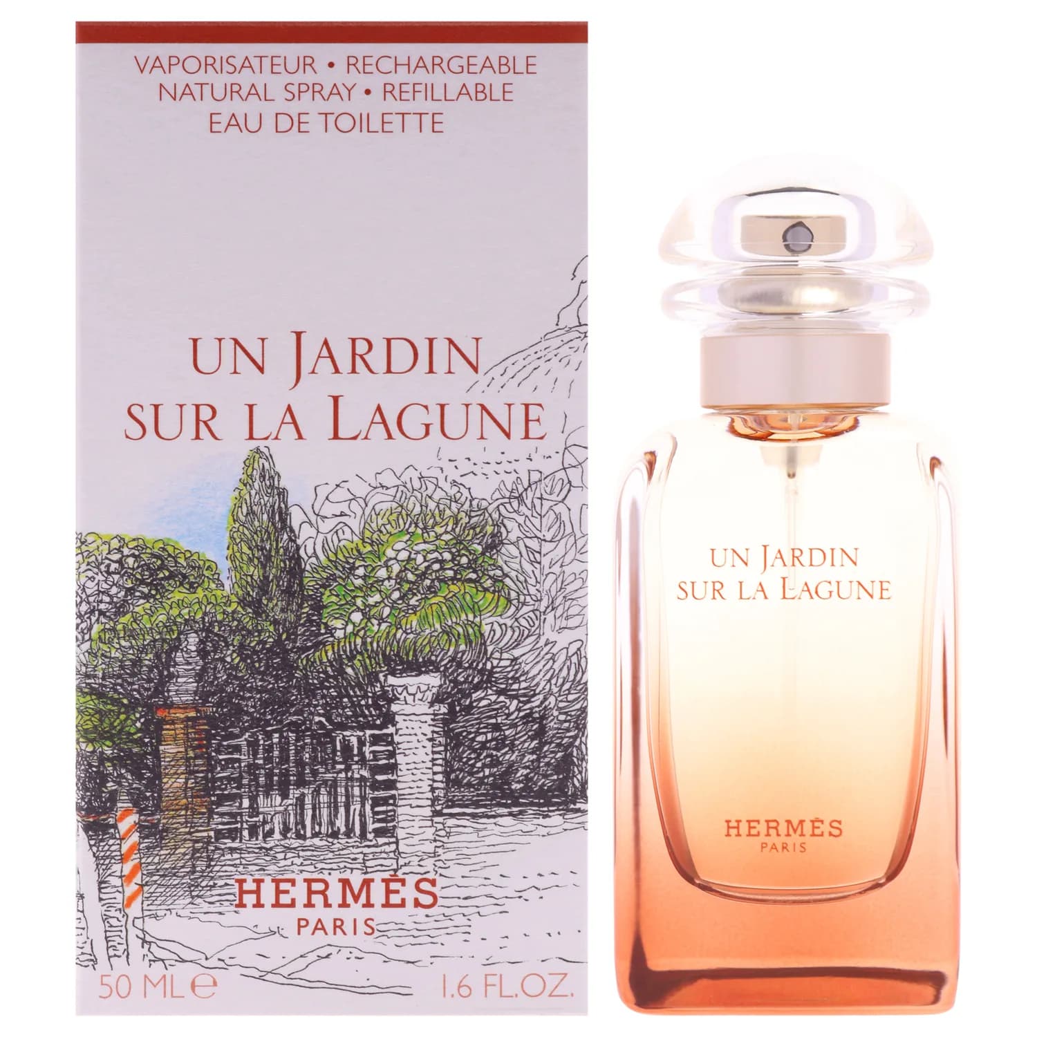 Un Jardin Sur La Lagune by Hermes for Women 1.6 oz Eau de Toilette Spray