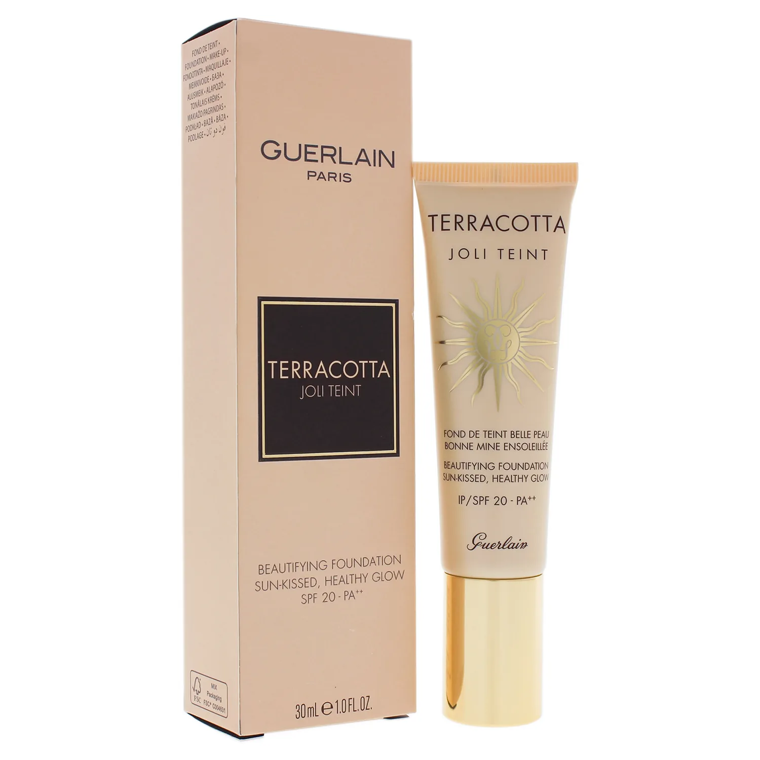 Guerlain Terracotta Joli Teint Beautifying SPF 20 - Light Foundation 1 oz
