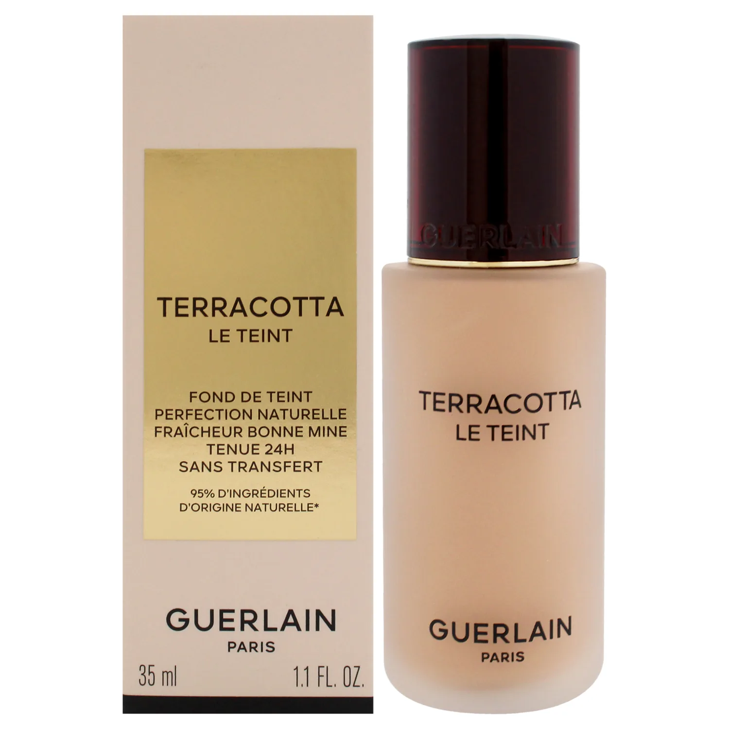 Guerlain Terracotta le Teint 24H Wear No-Transfer - 3.5N Neutral Foundation 1.1 oz