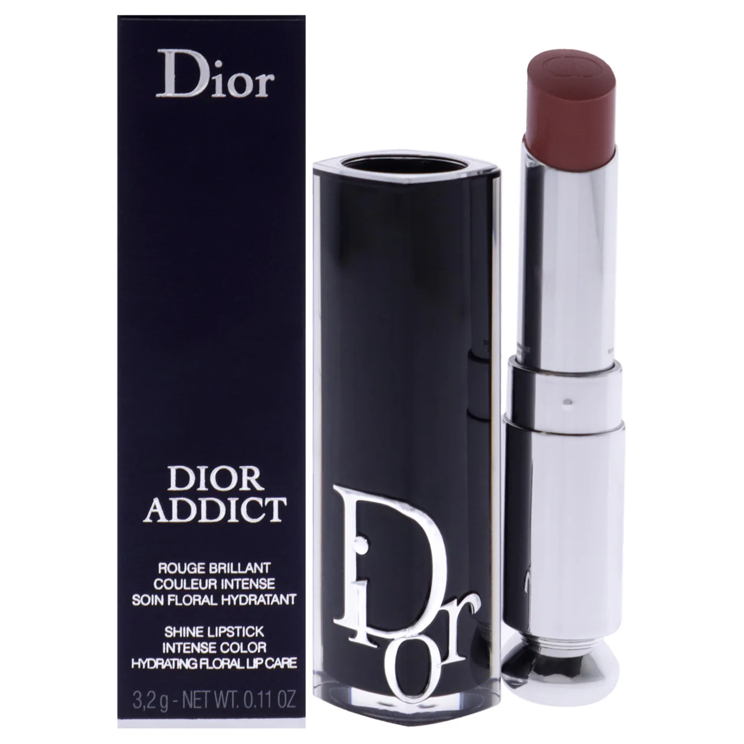 Christian Dior Addict Hydrating Shine Lipstick - 100 Nude Look 0.11 oz