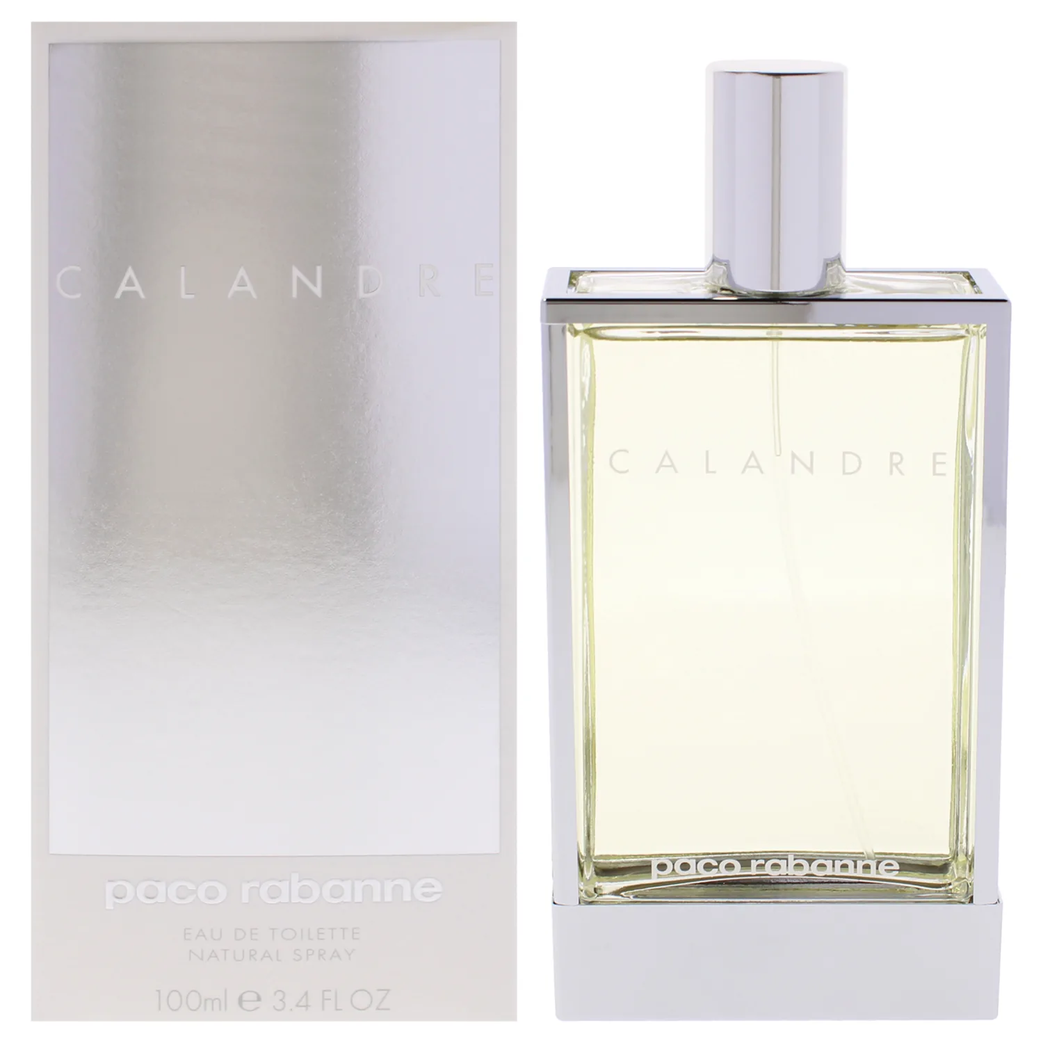 Paco Rabanne Calandre Fragrance For Women - Classic, Strong, Unique Scent - Notes Of Bergamot, Jasmine And Amber - Sparkling And Subtle - Suitable For Formal And Casual Events - Edt Spray - 3.4 Oz