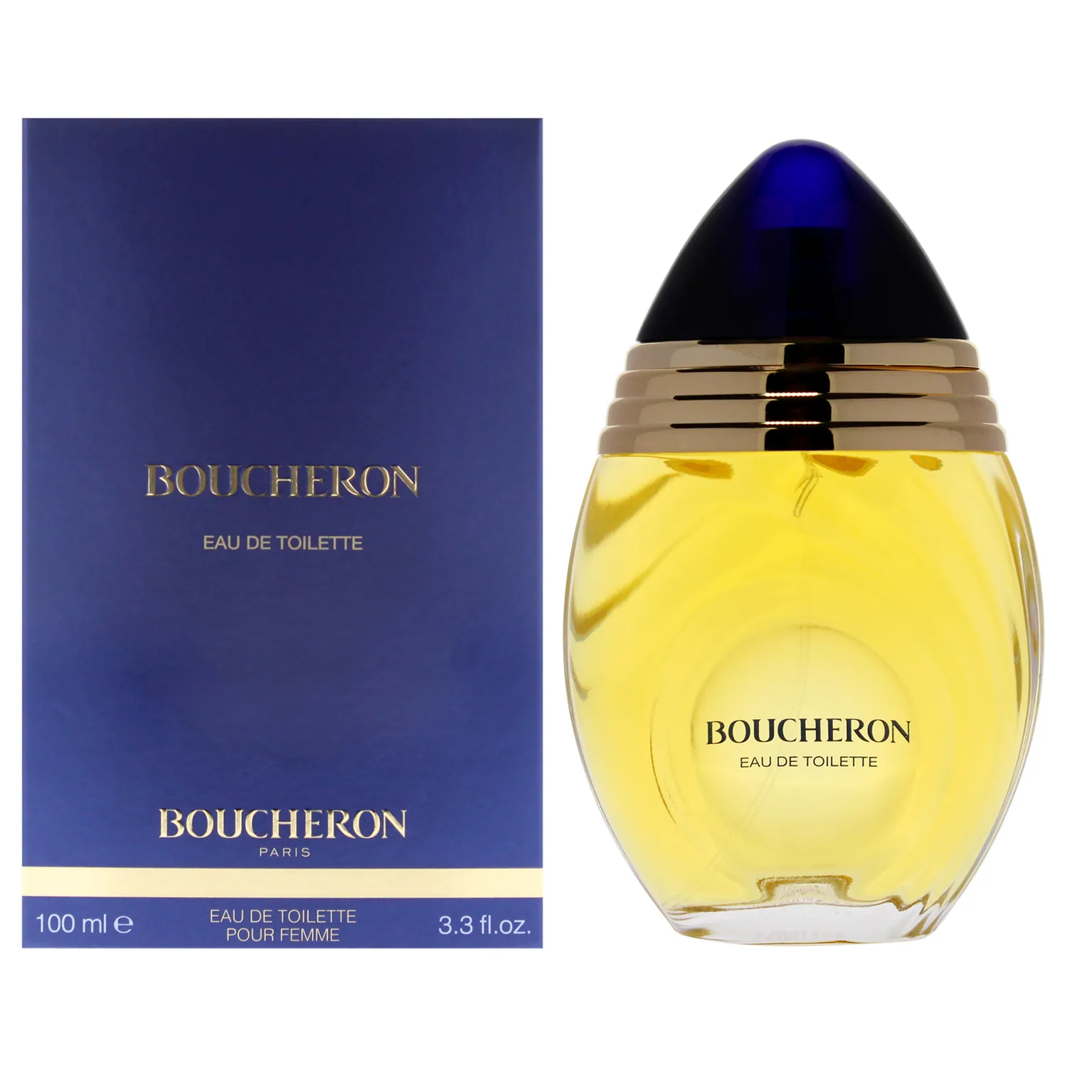 BOUCHERON - Pour Femme Eau de Toilette - Women's Fragrance - Floral Oriental - With notes of Orange Blossom, Jasmine & Amber - 3.3 Fl Oz