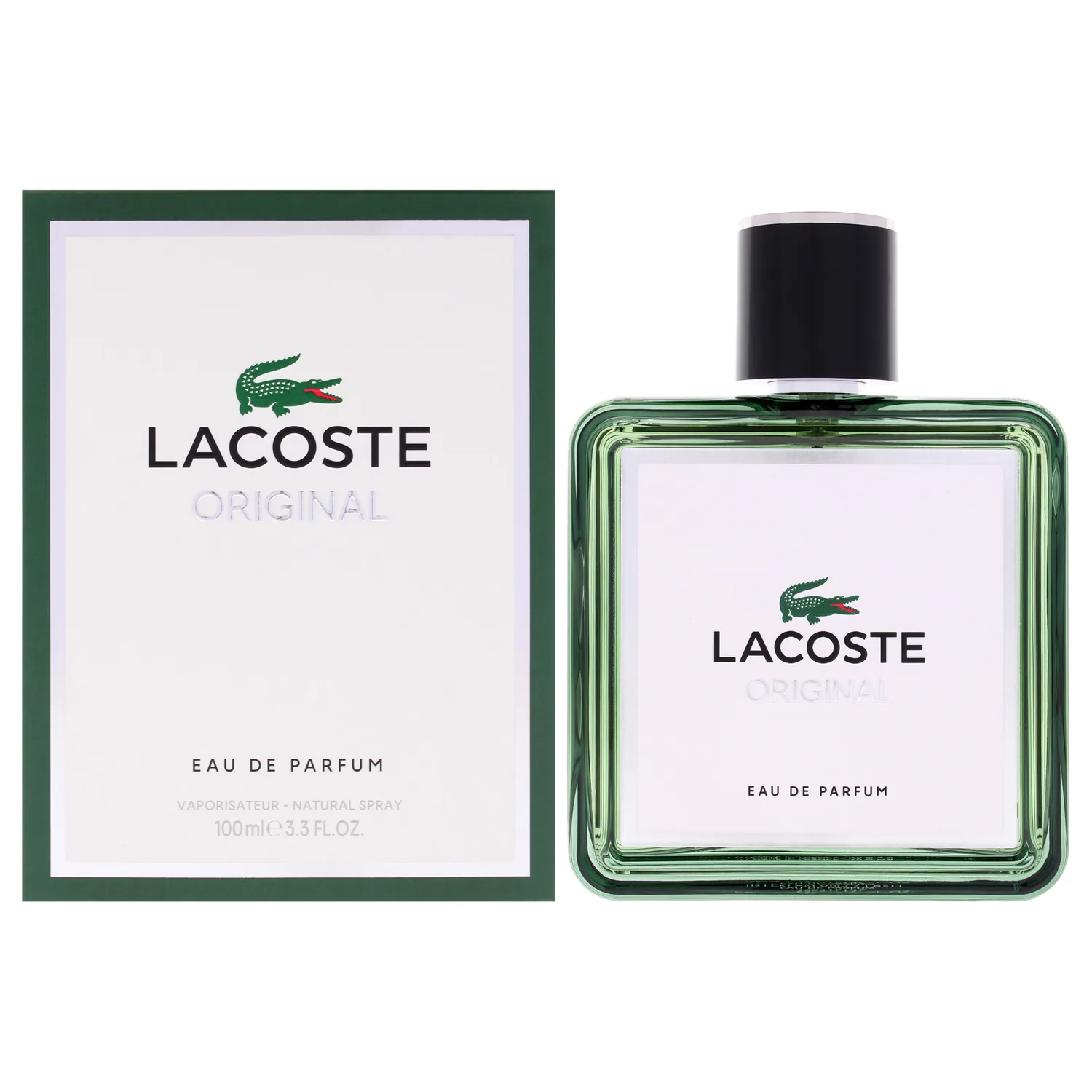 Lacoste - Original Eau de Parfum - Men's Fragrance - Fougere Woody Ambery - With notes of Pink Pepper, Lavender, and Sandalwood - 3.3 Fl Oz