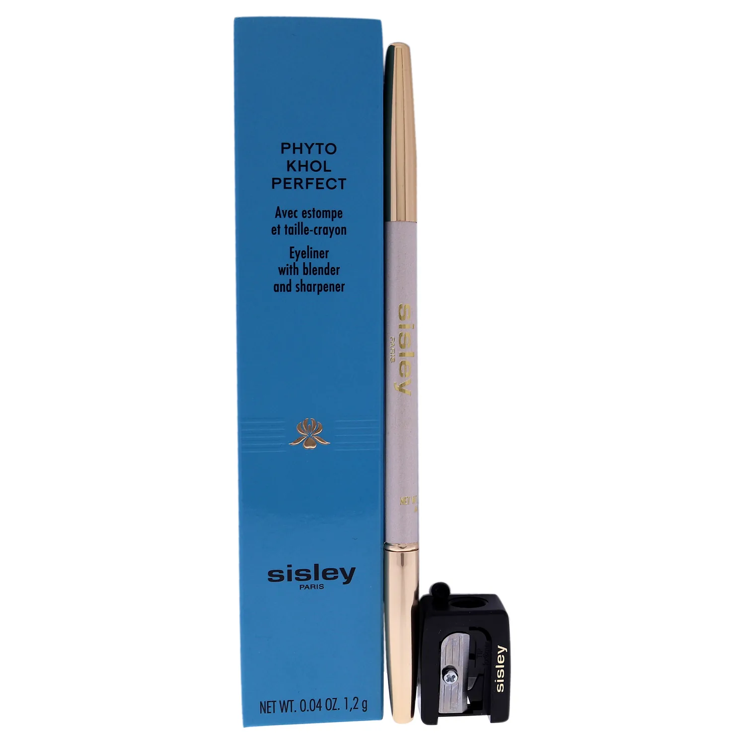 Sisley Phyto Khol Perfect Eyeliner With Blender and Sharpener - 7 Snow 0.04 oz