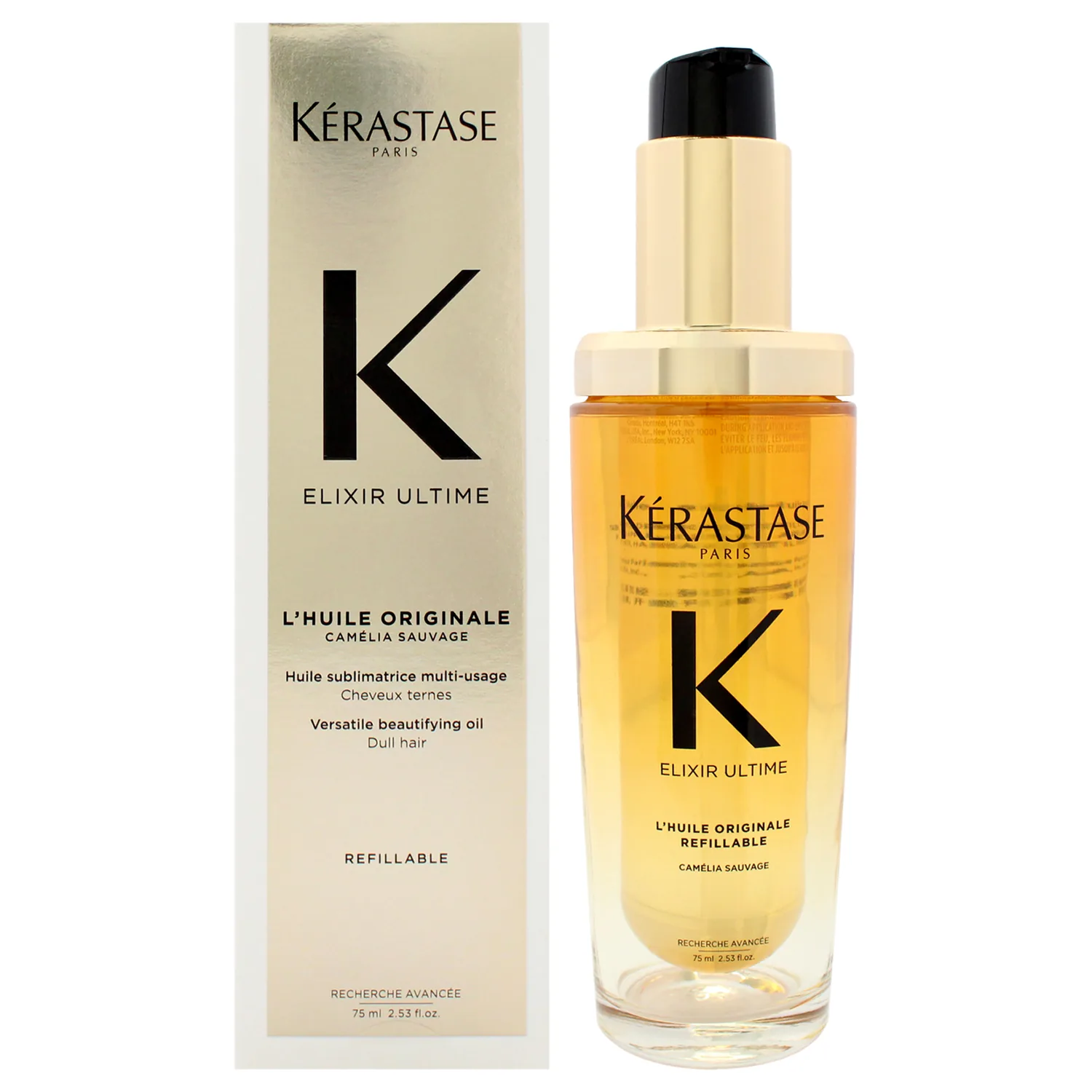 Kerastase Elixir Ultime Refillable Hair Oil 75ml / 2.53 oz