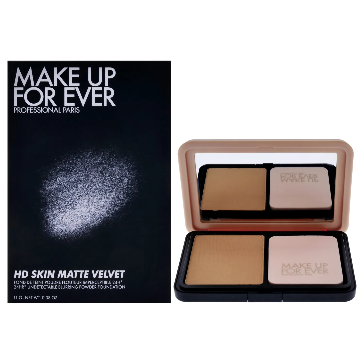 Make Up For Ever HD Skin Matte - 1Y08 Warm Porcelain Powder Foundation 0.38 oz