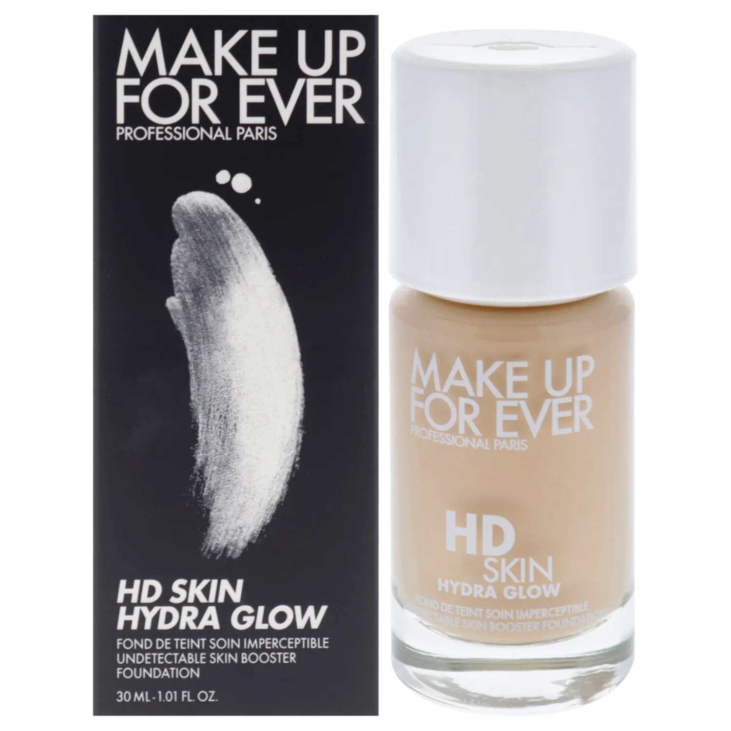 Make Up For Ever HD Skin Hydra Glow - 1Y08 Warm Porcelain Foundation 1 oz