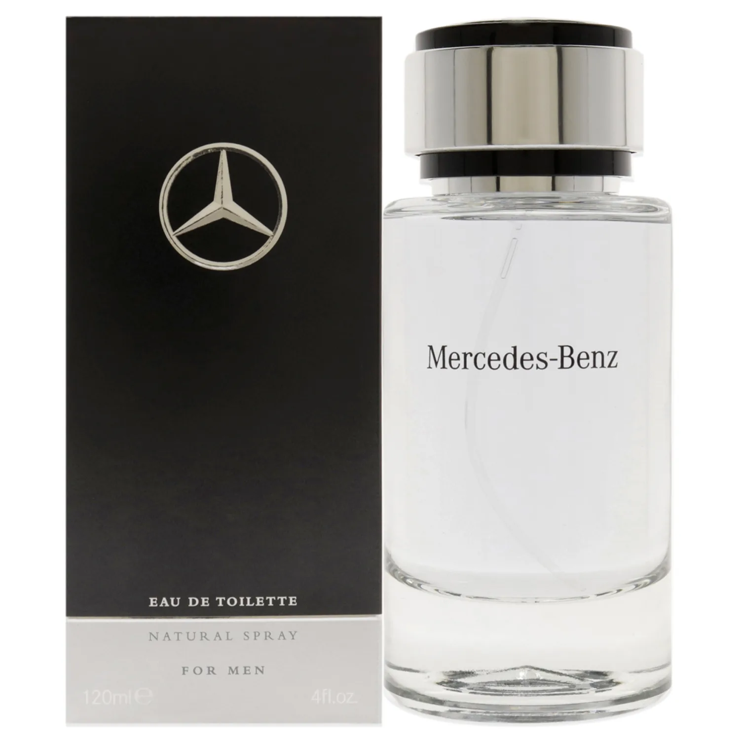 Mercedes-Benz For Men - Elegant Fragrance With Woody, Sensual Musky Notes - Mesmerize The Senses With Original Luxury Men’s Eau De Toilette Spray - Endless Day Through Night Scent Payoff - 4 OZ