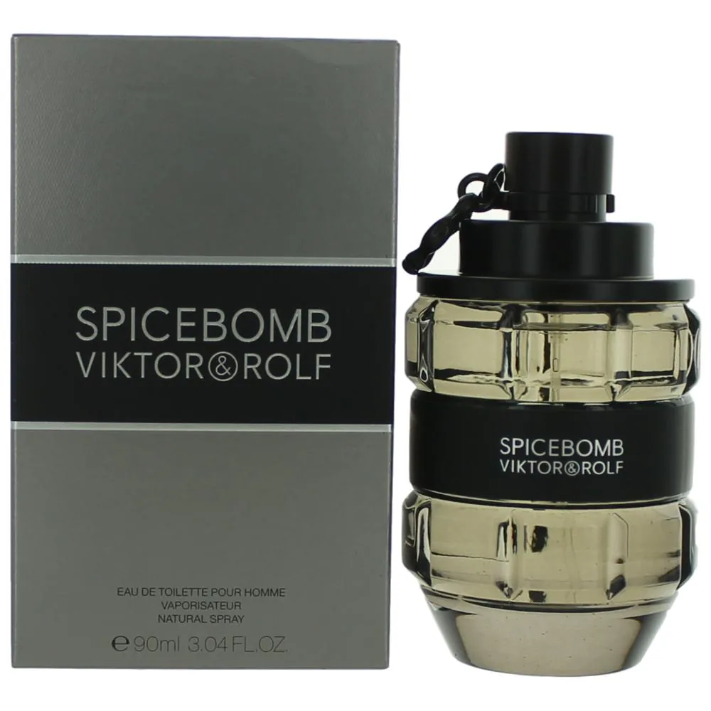 Viktor&Rolf - Spicebomb Eau de Toilette - Woody & Spicy - Cologne for Men - With Notes of Citrus & Tobacco