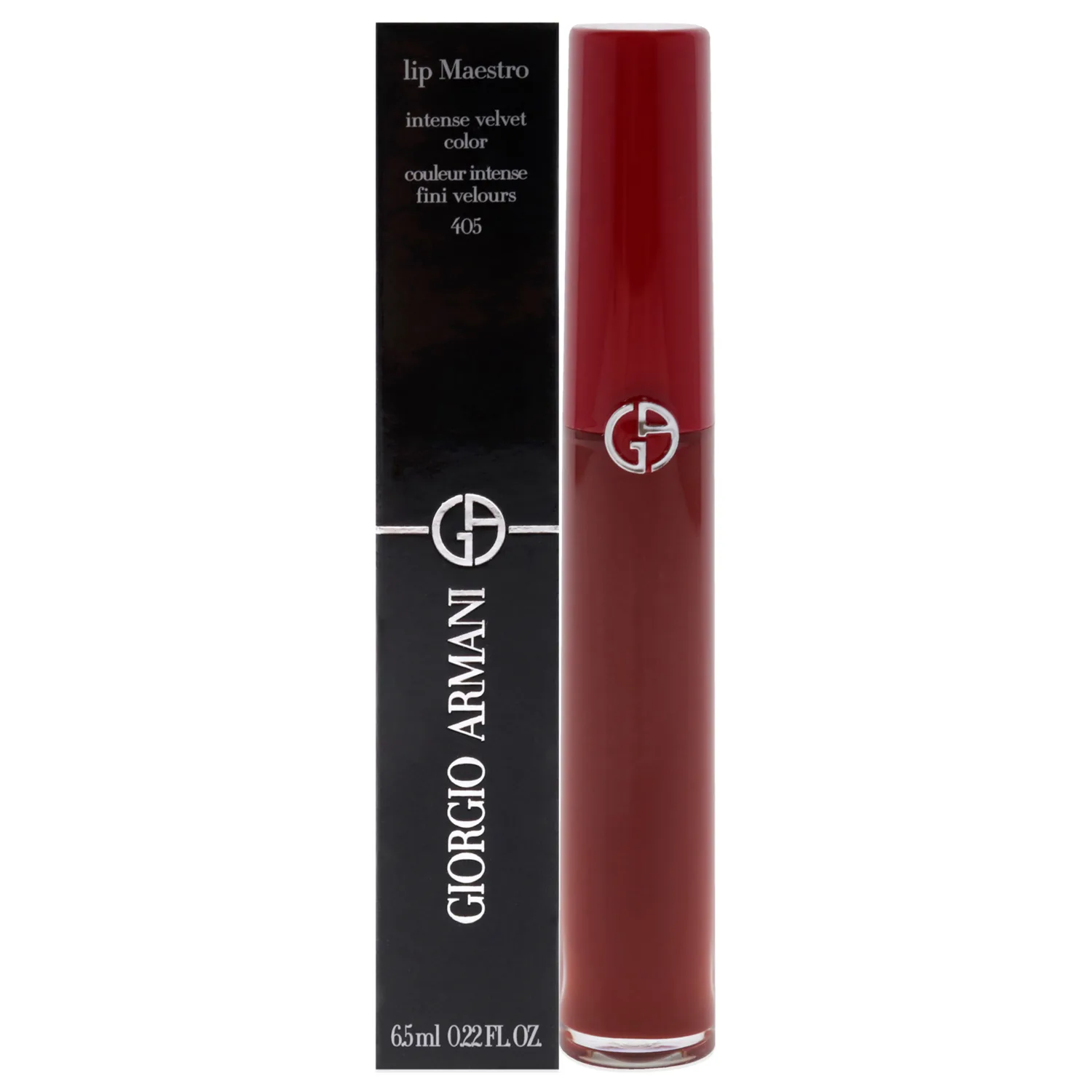 Giorgio Armani Lip Maestro Intense Velvet Color - 405 Sultan Lipstick 0.22 oz