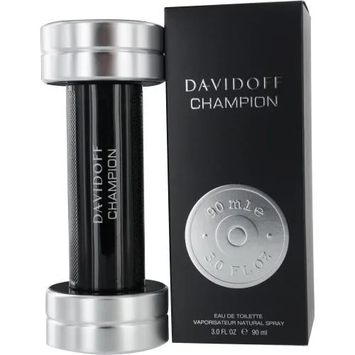 Davidoff Champion Eau de Toilette – Woody Men's Cologne – With Notes of Bergamot, Clary Sage & Oakmoss – Long Lasting Fragrance