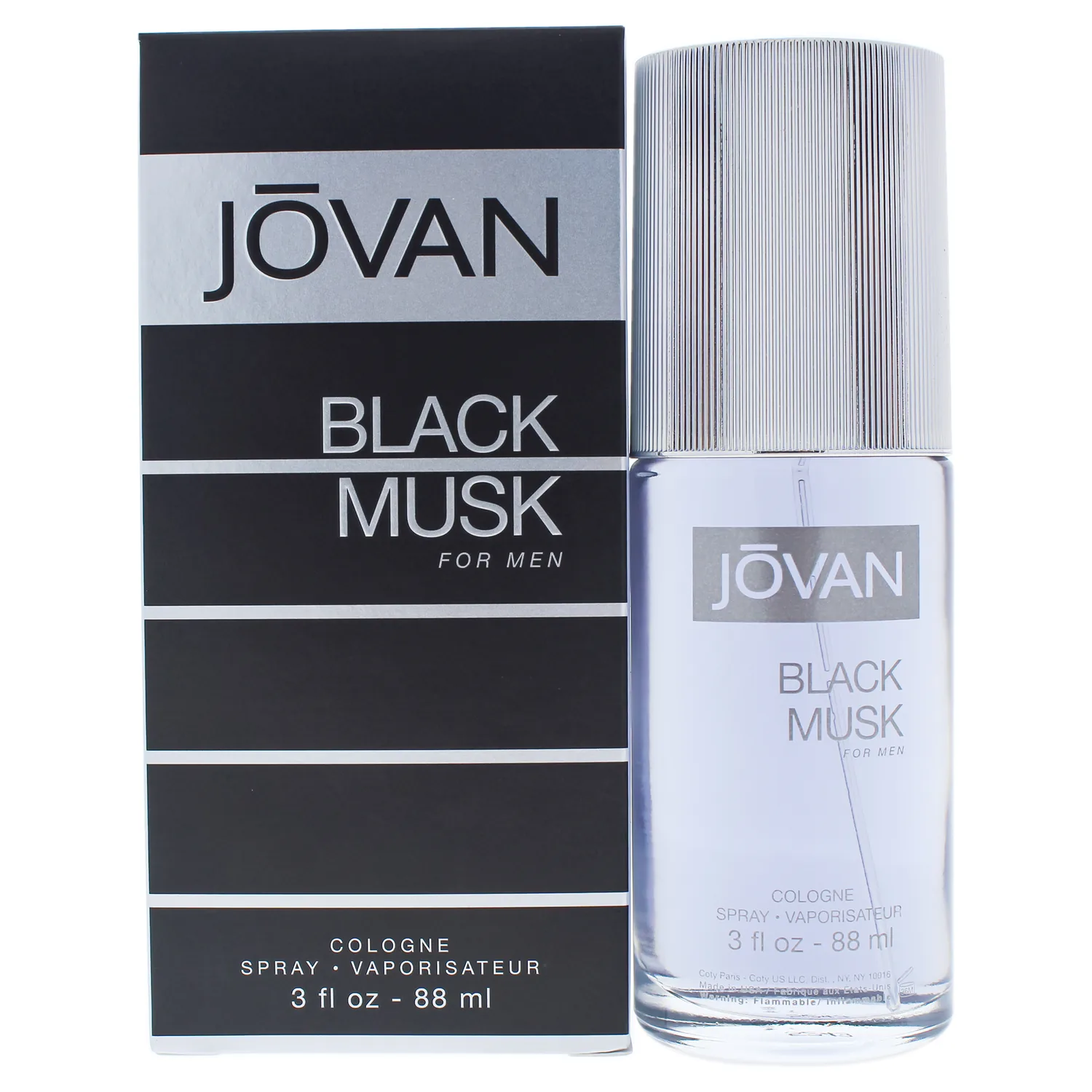 Jovan Black Musk Eau de Cologne 89ml / 3 oz for Men