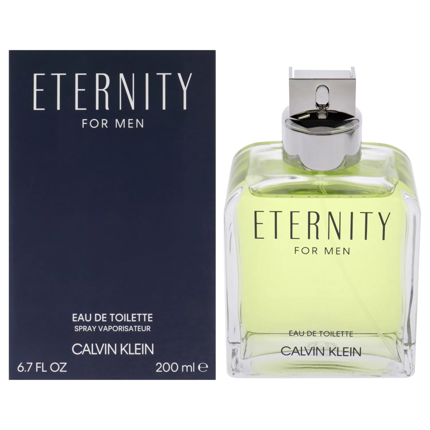 Eternity by Calvin Klein for Men, Eau De Toilette Spray, 6.7 Fl Oz