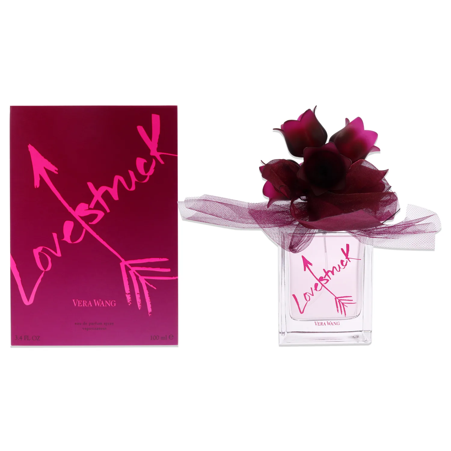 Love Struck Eau De Parfum Spray for Women by Vera Wang, 3.4 Ounce (Pack of 5)