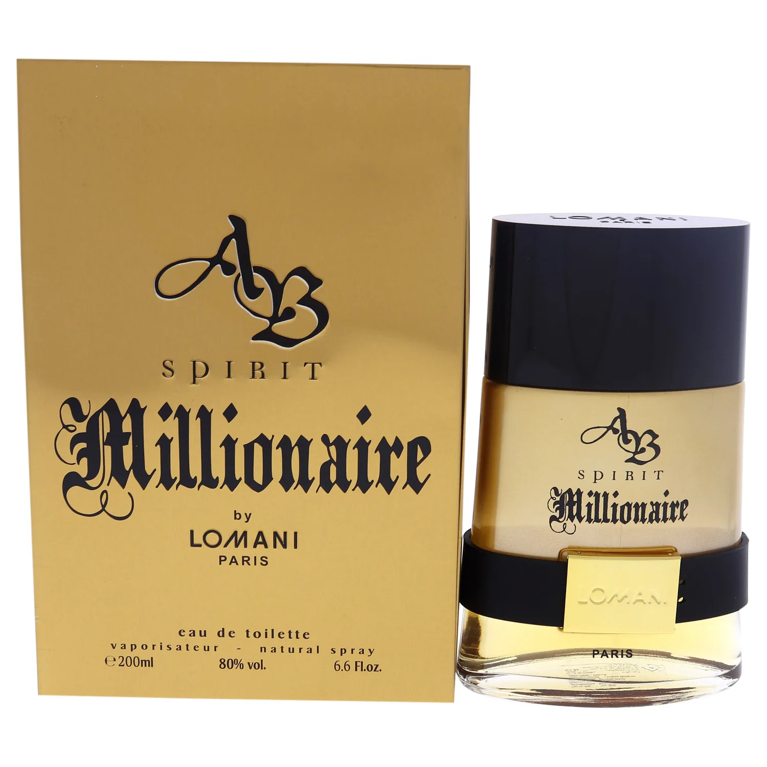 Lomani Ab Spirit Millionaire By Lomani for Men - 6.6 Fl. Oz Edt Spray, Brown