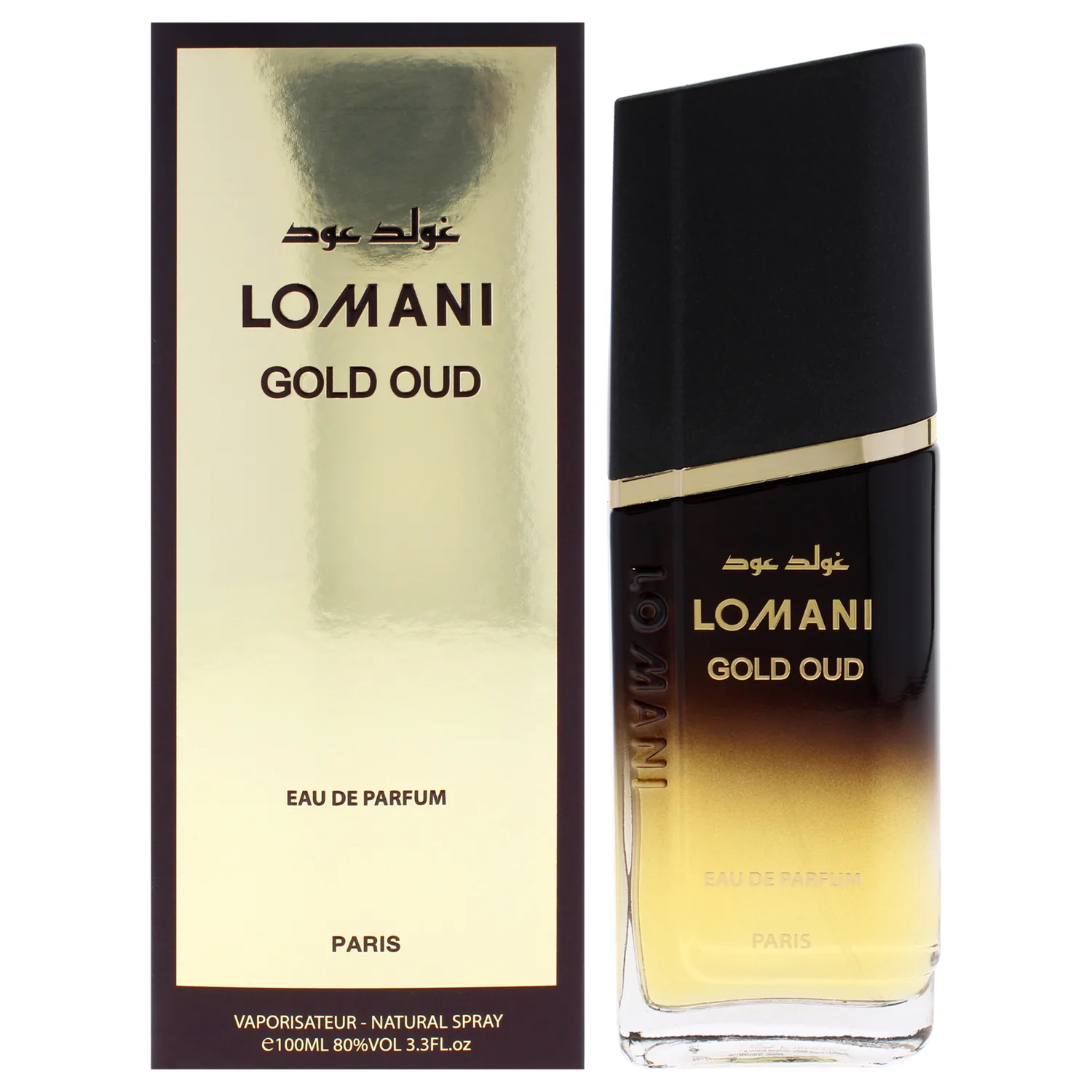 Lomani Gold Oud Eau de Parfum 100ml / 3.3 oz for Men