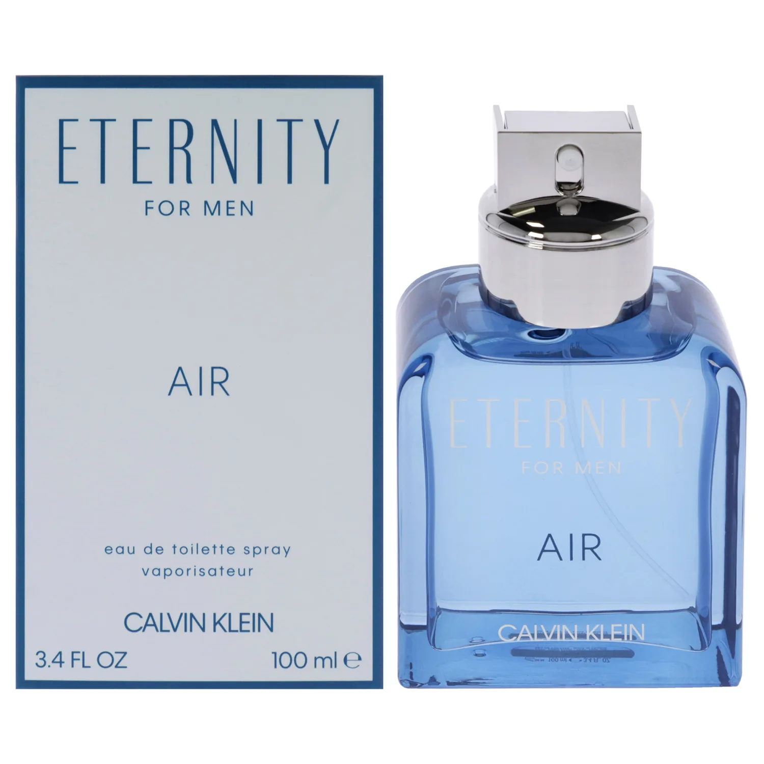 Calvin Klein Eternity Air Eau de Toilette – Men's Aromatic Cologne – With Notes of Mandarin Oil, Lavender Oil, Patchouli Oil & Sea Moss – Luxury Perfumes for Men – Long Lasting Fragrance