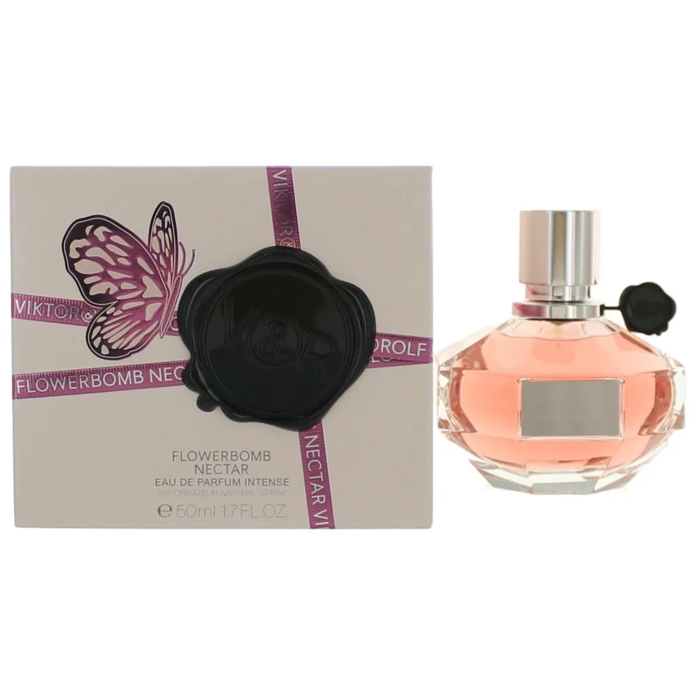 Viktor&Rolf - Flowerbomb Nectar Eau de Parfum - Women's Perfume - Floral, Spicy & Warm - With Notes of Gunpowder & Vanilla - 1.7 Fl Oz