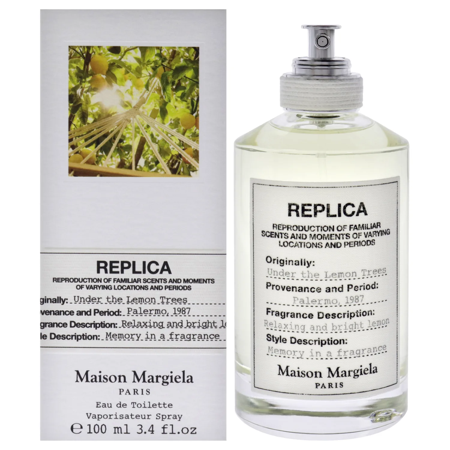 Maison Margiela Replica Under The Lemon Trees Eau de Toilette 100ml / 3.4 oz for Unisex