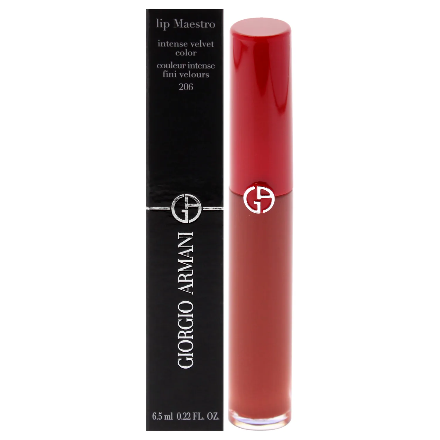 Giorgio Armani Lip Maestro Intense Velvet Color - 206 Cedar Women Lipstick 0.22 oz