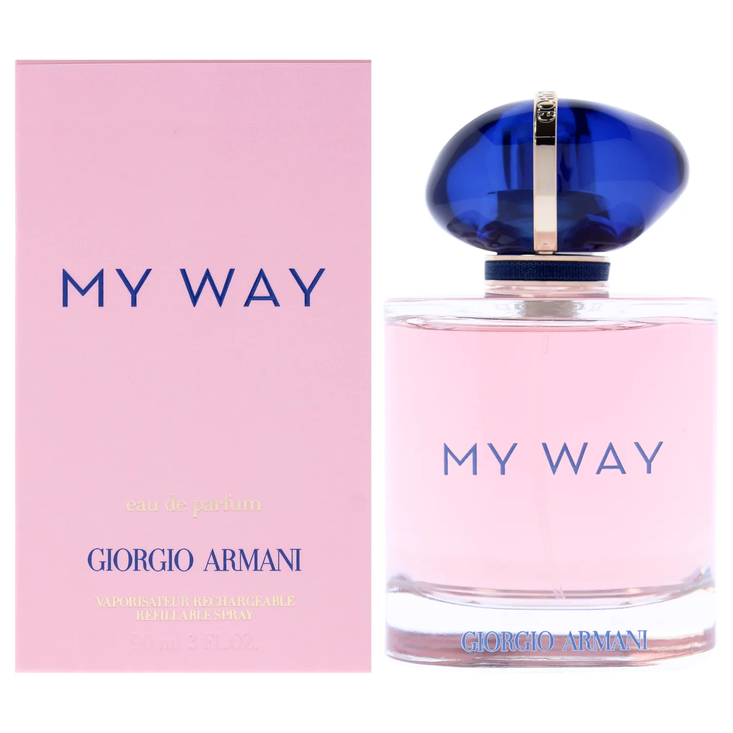 Armani Beauty- My Way - Eau de Parfum - Women's Perfume - Floral Woody Fragrance - Bergamot, Orange Blossom, Tuberose, Jasmine, Cedarwood, Vanilla and White Musk Notes - 3.0 FL Oz