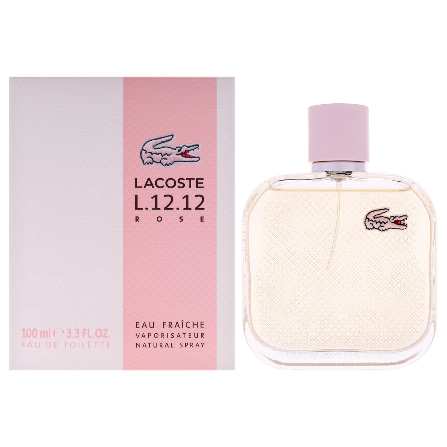 Lacoste L.12.12 Rose Eau Fraiche 100ml / 3.3 oz for Women