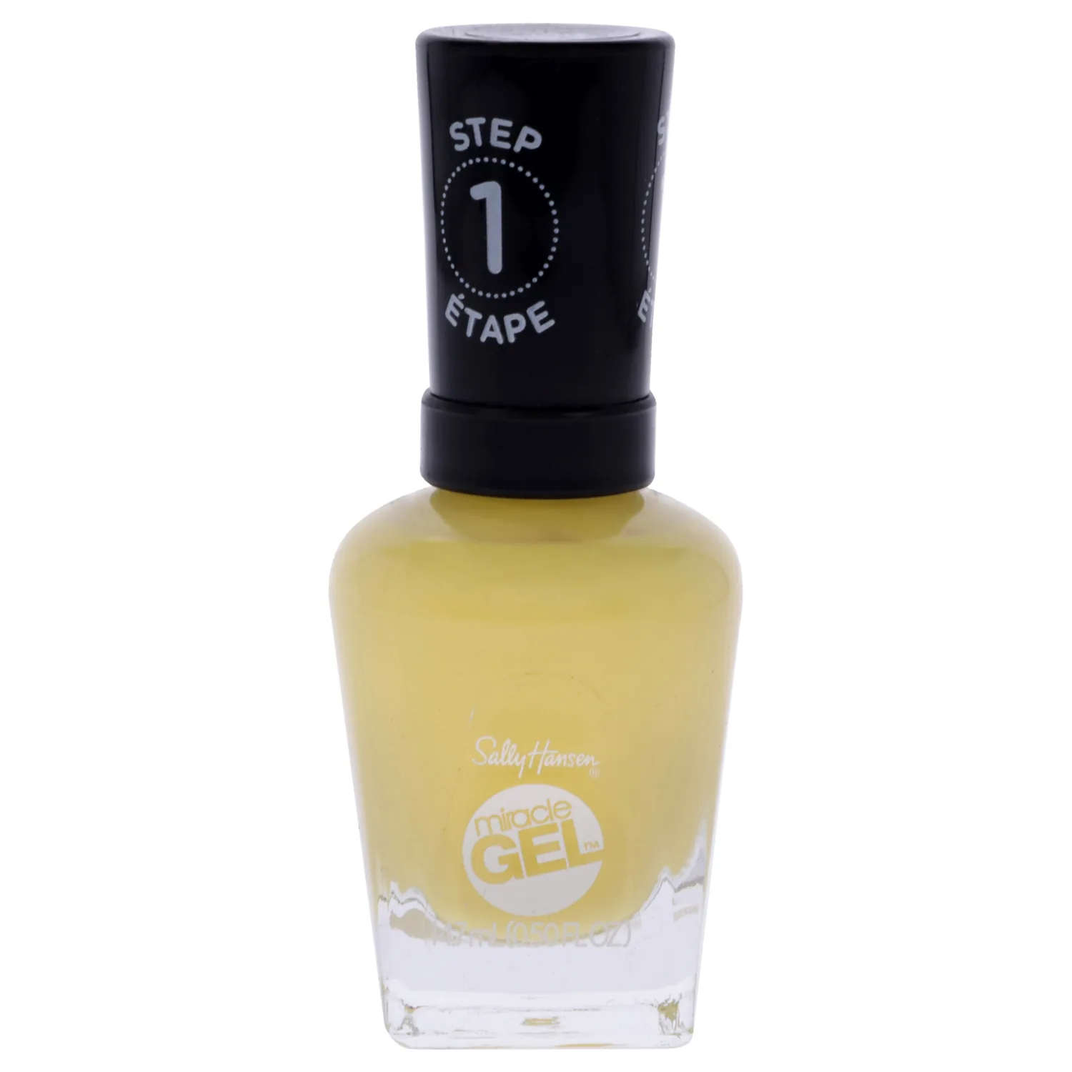 Sally Hansen Miracle Gel™, Travel Seekers Sunbrella, Long Lasting, Gel-Like Formula, No UV Lamp Needed, Yellow Nail Polish