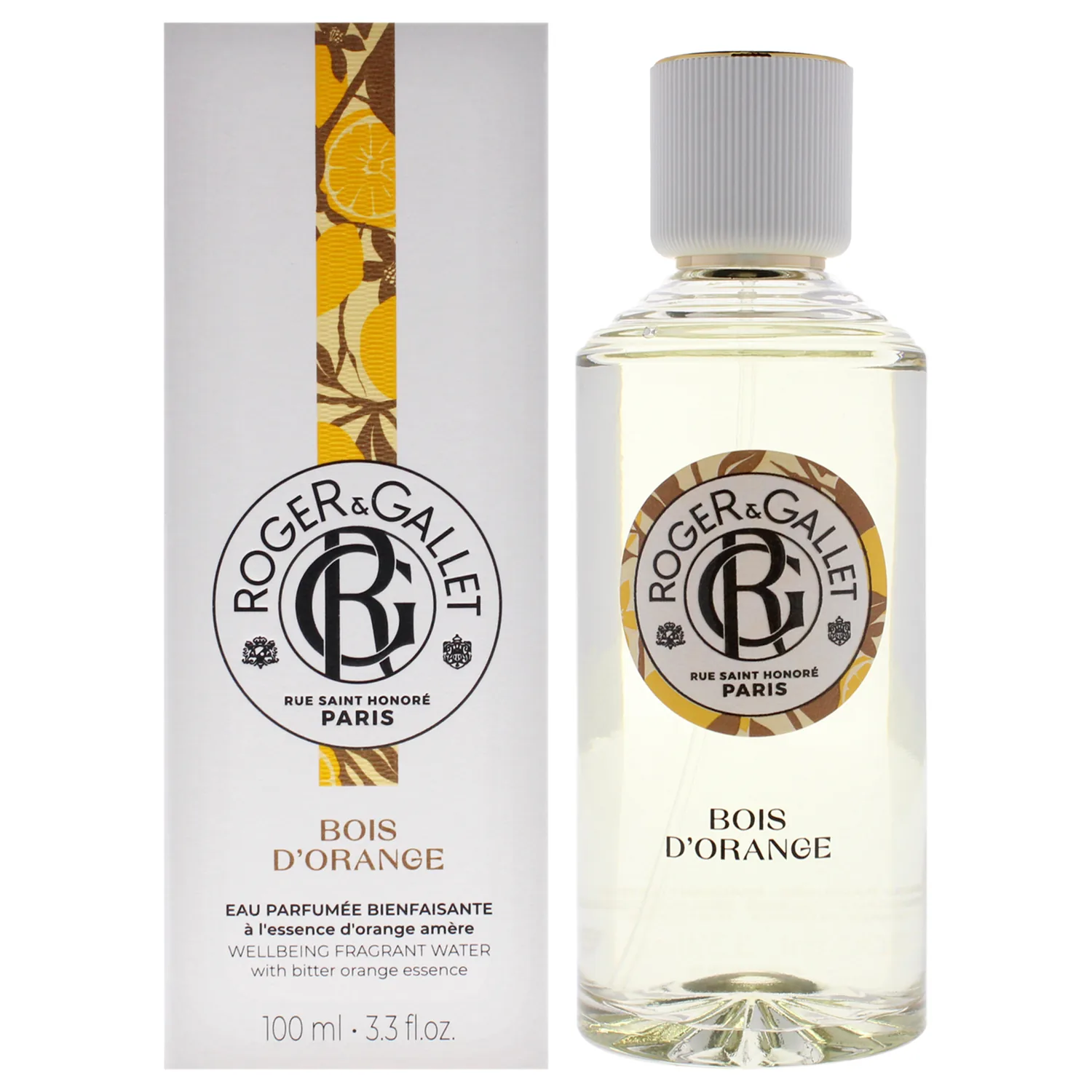 ROGER & GALLET | Fragrant Water Body Spray for Women | Bois D'Orange - Orange Wood 3.3 Oz.