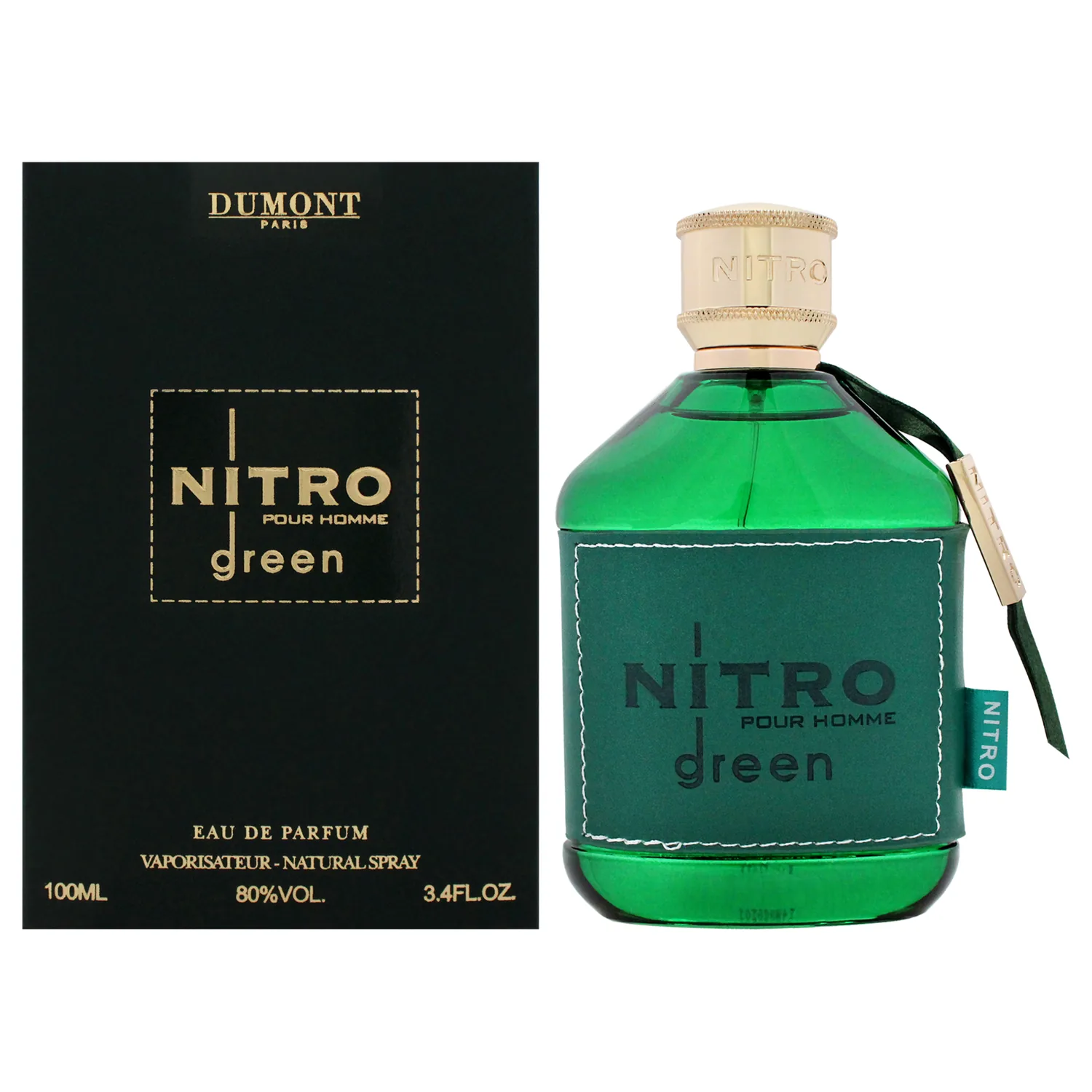 Dumont Nitro Green for Men - 3.4 oz EDP Spray