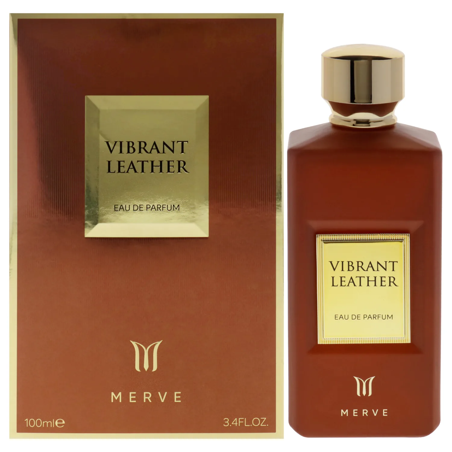 Merve Vibrant Leather Eau de Parfum 100ml / 3.4 oz for Men