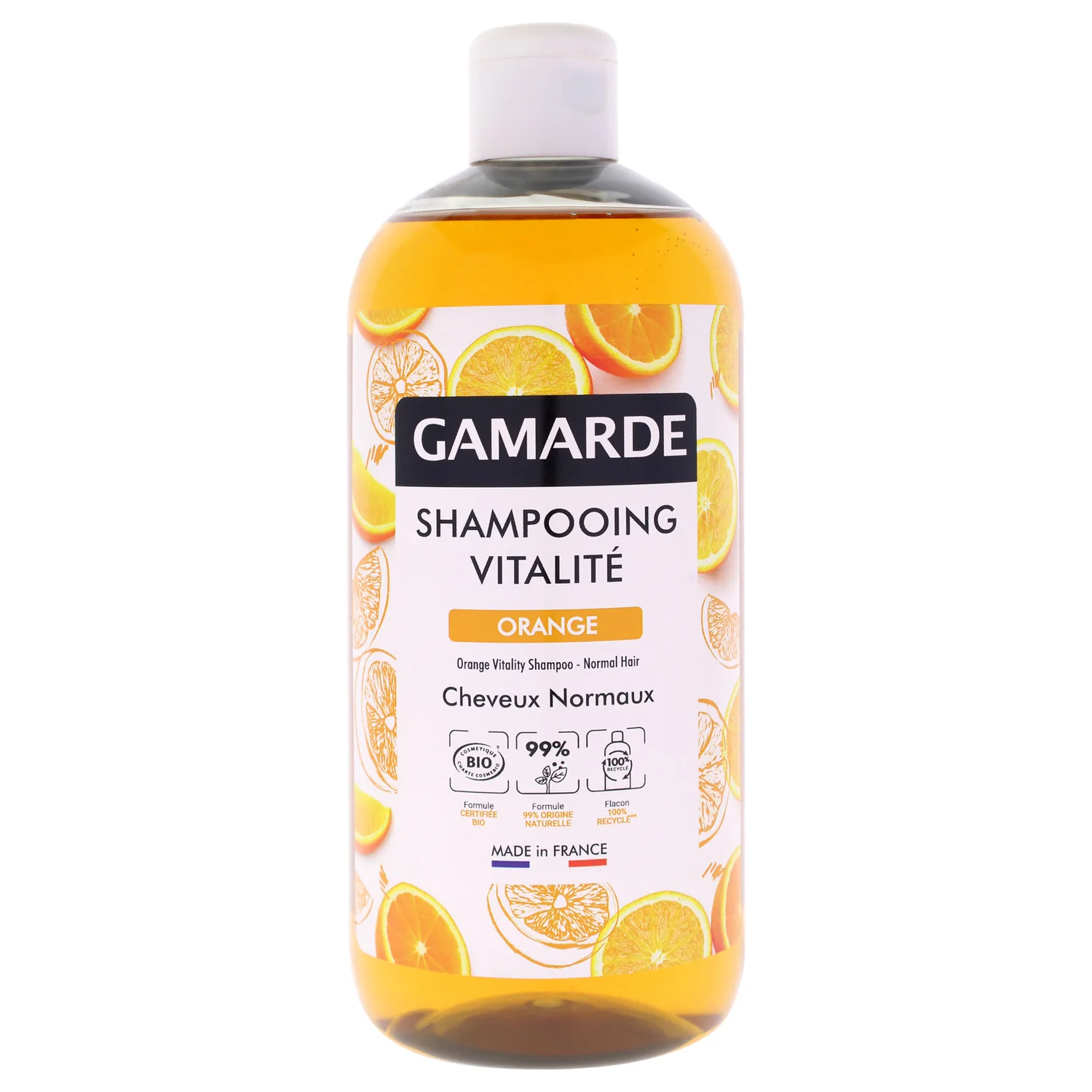 Gamarde Orange Vitality Shampoo 500ml / 16.9 oz