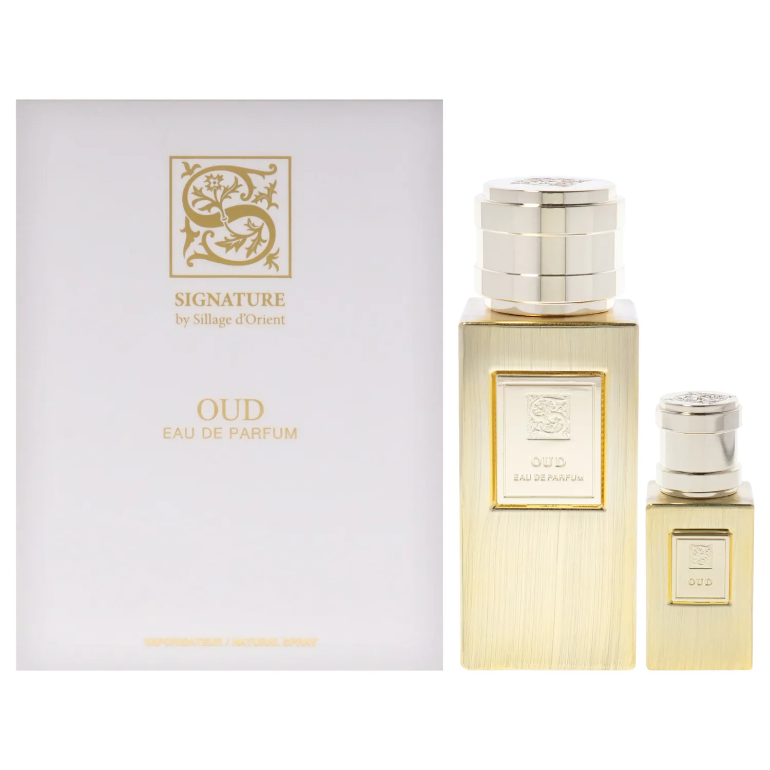 SIGNATURE OUD EDP SPRAY 100 ML + 15 ML / 3.4 OZS + 5 OZ (LUXURY NICHE PERFUME FOR WOMEN and MEN)
