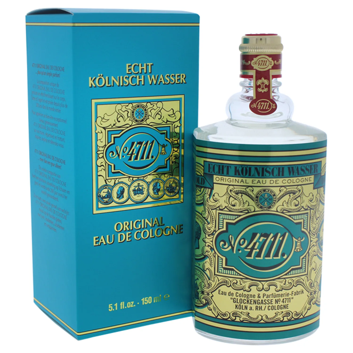Muelhens 4711 Unisex Eea De Cologne Splash, 5.1 Ounce