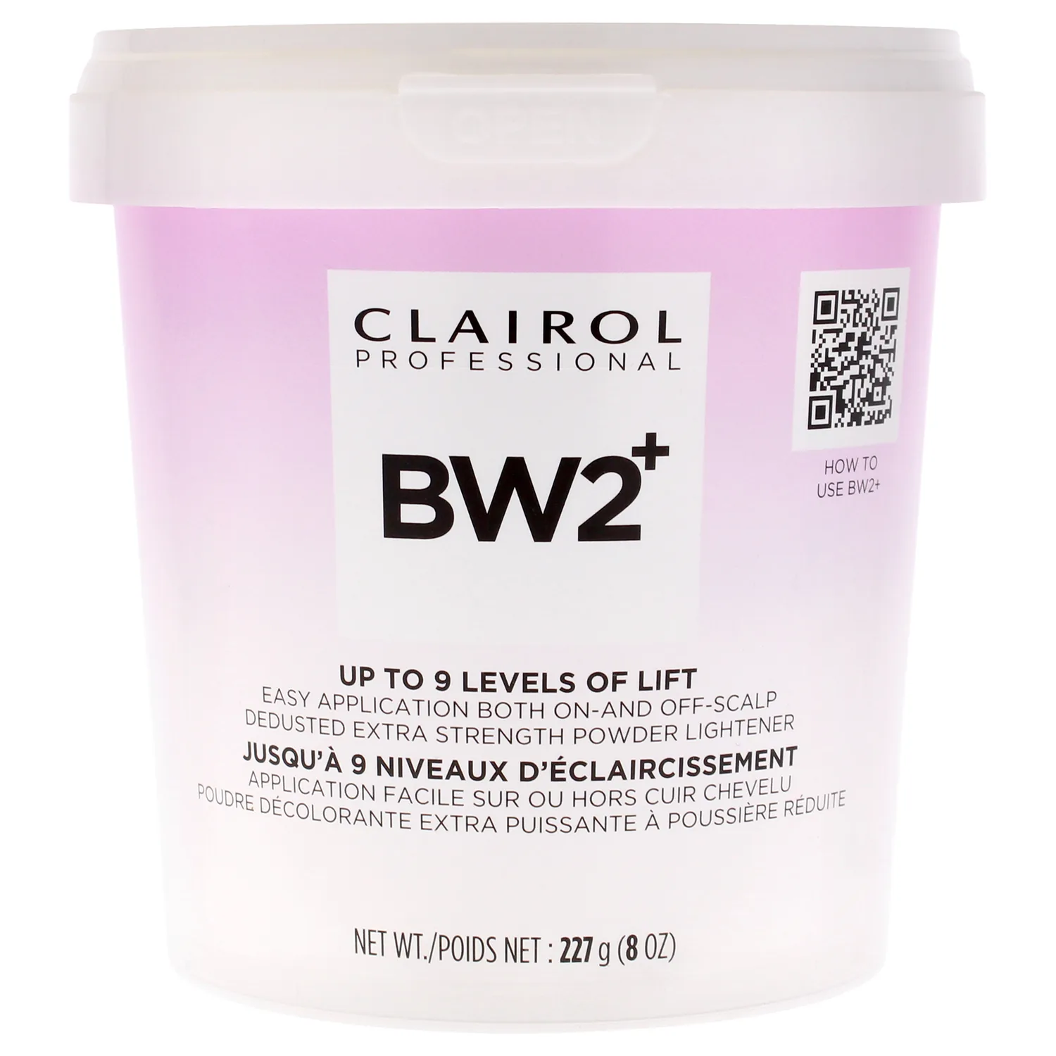 Clairol BW2+ Dedusted Extra Strength Powder Lightener Hair Color 8 oz
