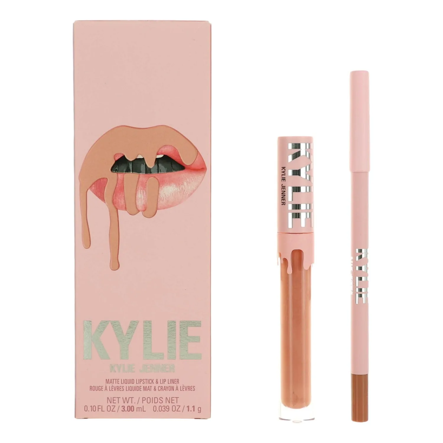 Kylie Cosmetics Matte Lip Kit - 700 Bare 3ml / 0.10 oz / 2 pc